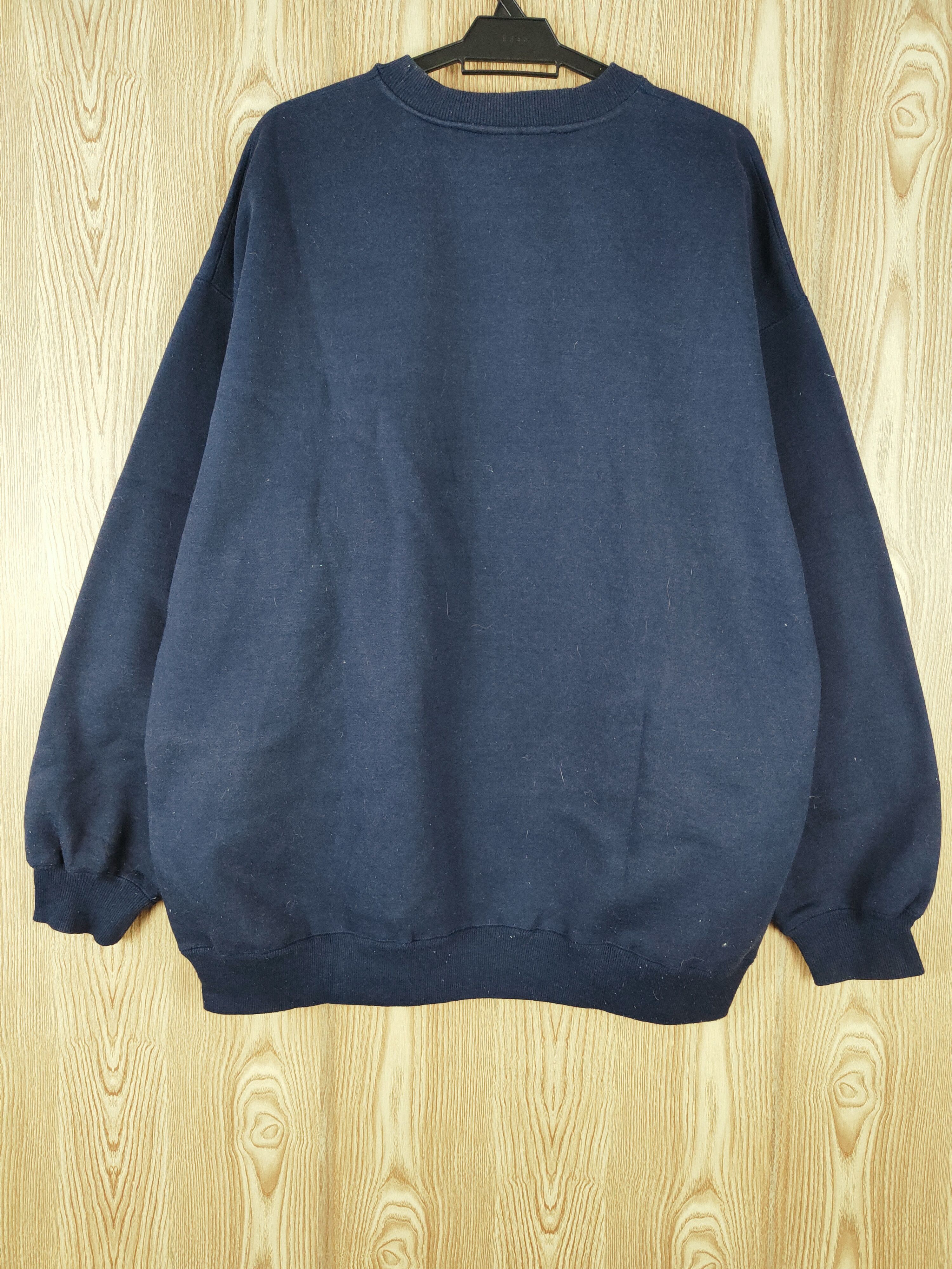 Japanese Brand × Vintage Vintage Plain Blue Faded by B Navy Sweatshirts Size US XXL / EU 58 / 5 - 7 Thumbnail