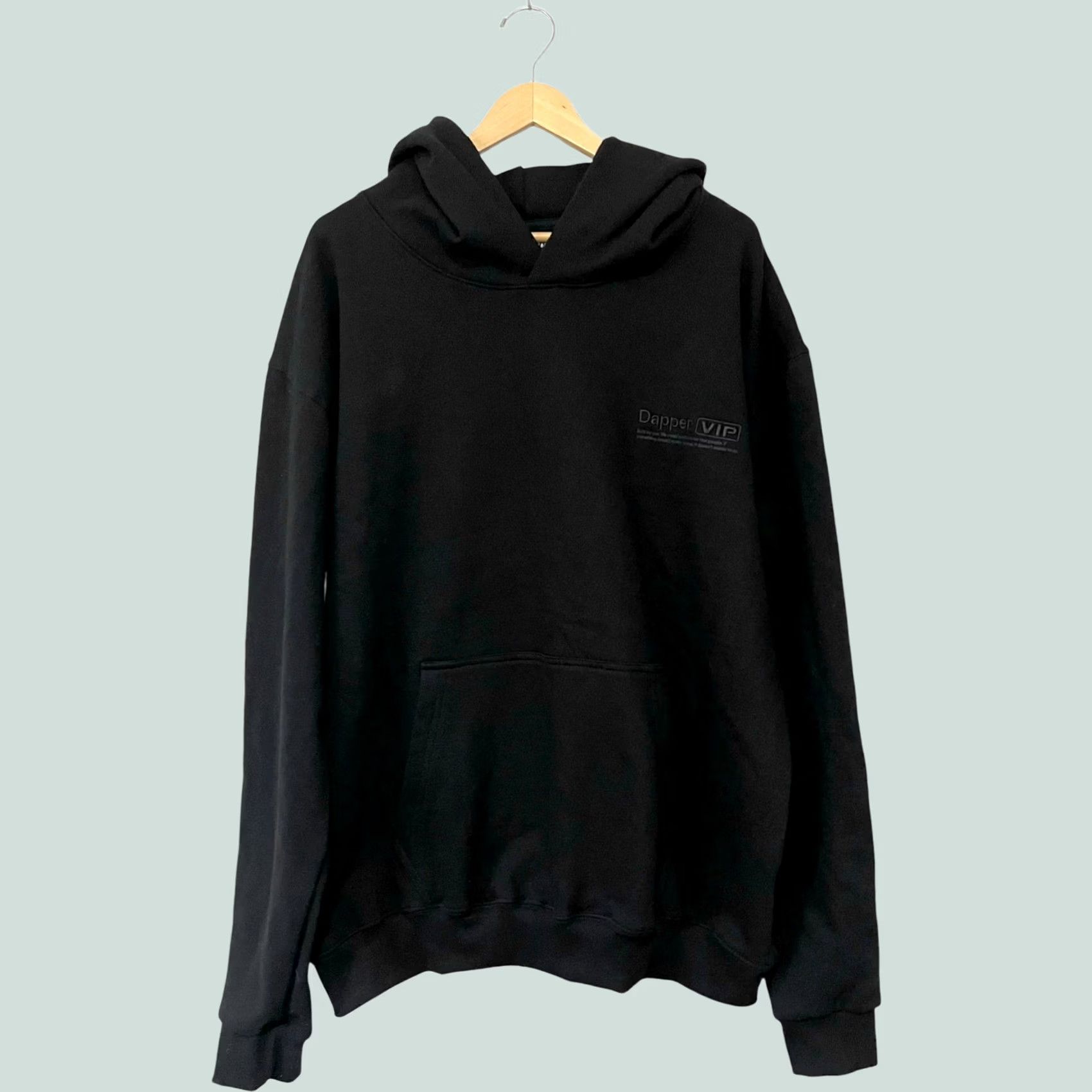 Vintage Mike Paul Atelier Dapper Labs Hoodie Pullover Black 100% Cotton Sz 2XL Unisex Adults Hoodie Black 2XL 100% Cotton Size US XXL / EU 58 / 5 - 1 Thumbnail