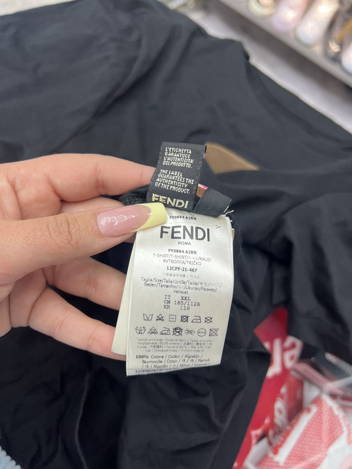 Fendi Fendi T-Shirt Size US XXL / EU 58 / 5 - 10 Thumbnail