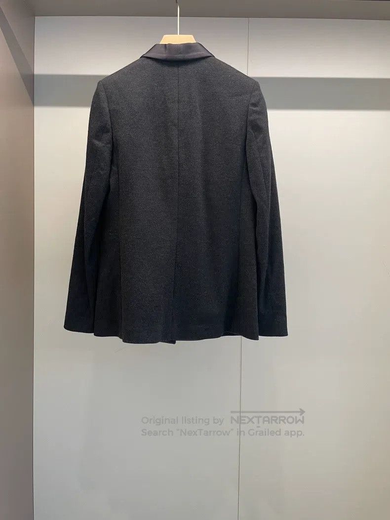 Brunello Cucinelli Brunello Cucinelli Black Gray New Wool Suit Jacket Size XS / US 0-2 / IT 36-38 - 2 Thumbnail