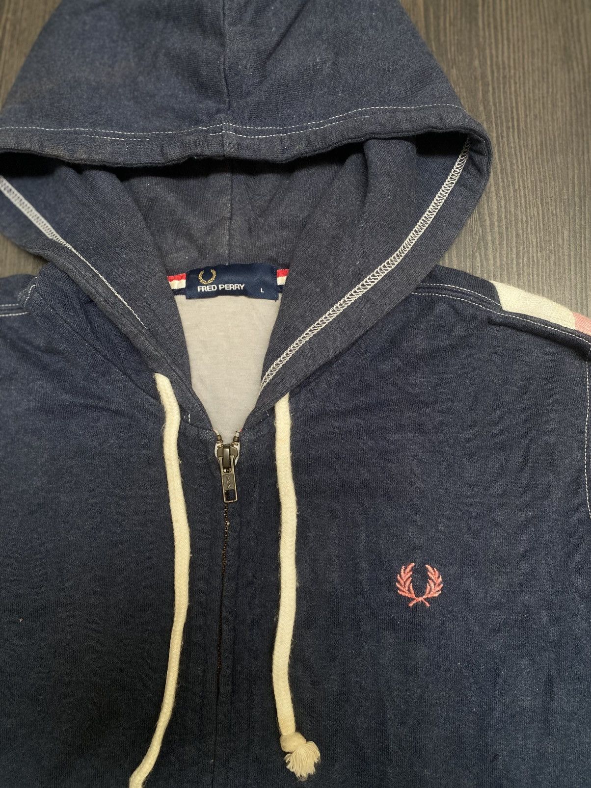 Fred Perry Fred Perry Union Jack Hoodie Size US L / EU 52-54 / 3 - 3 Thumbnail
