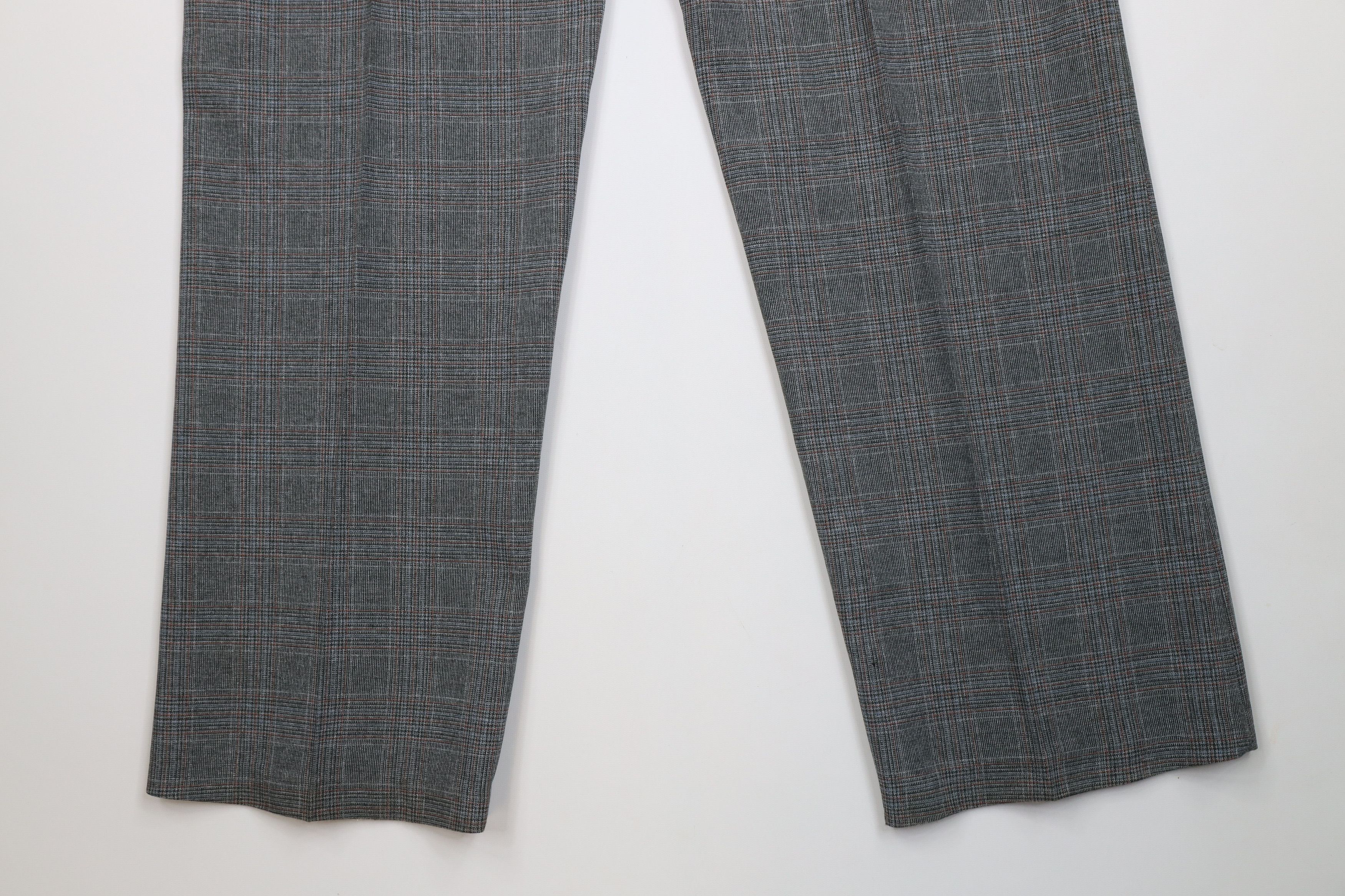 Vintage Vintage 70s Wide Leg Chino Pants Houndstooth Plaid USA Size US 42 / EU 58 - 12 Thumbnail