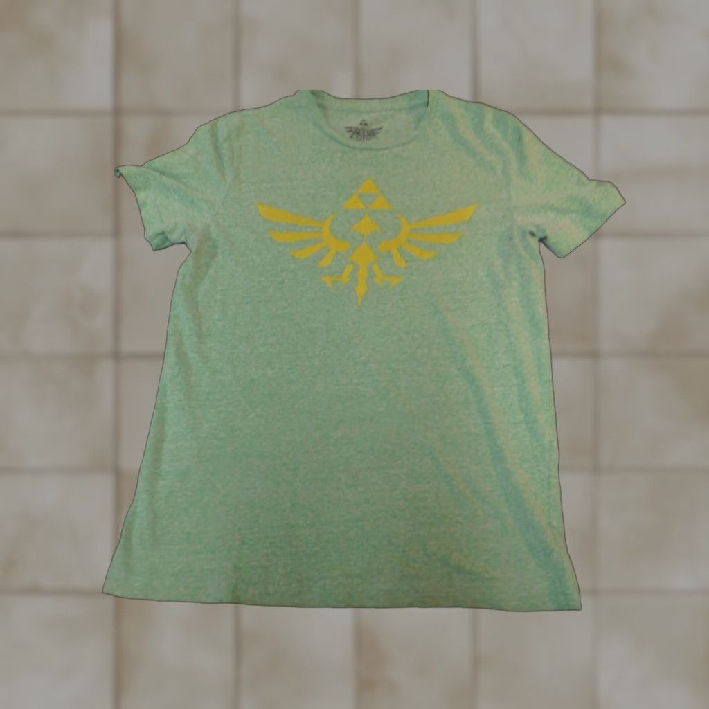 Vintage Zelda Shirt S Mens Green 90s Graphic Video Games Classic T-Shirt Short Sleeve Crew Neck Cotton Logo Breathable Size US S / EU 44-46 / 1 - 1 Thumbnail