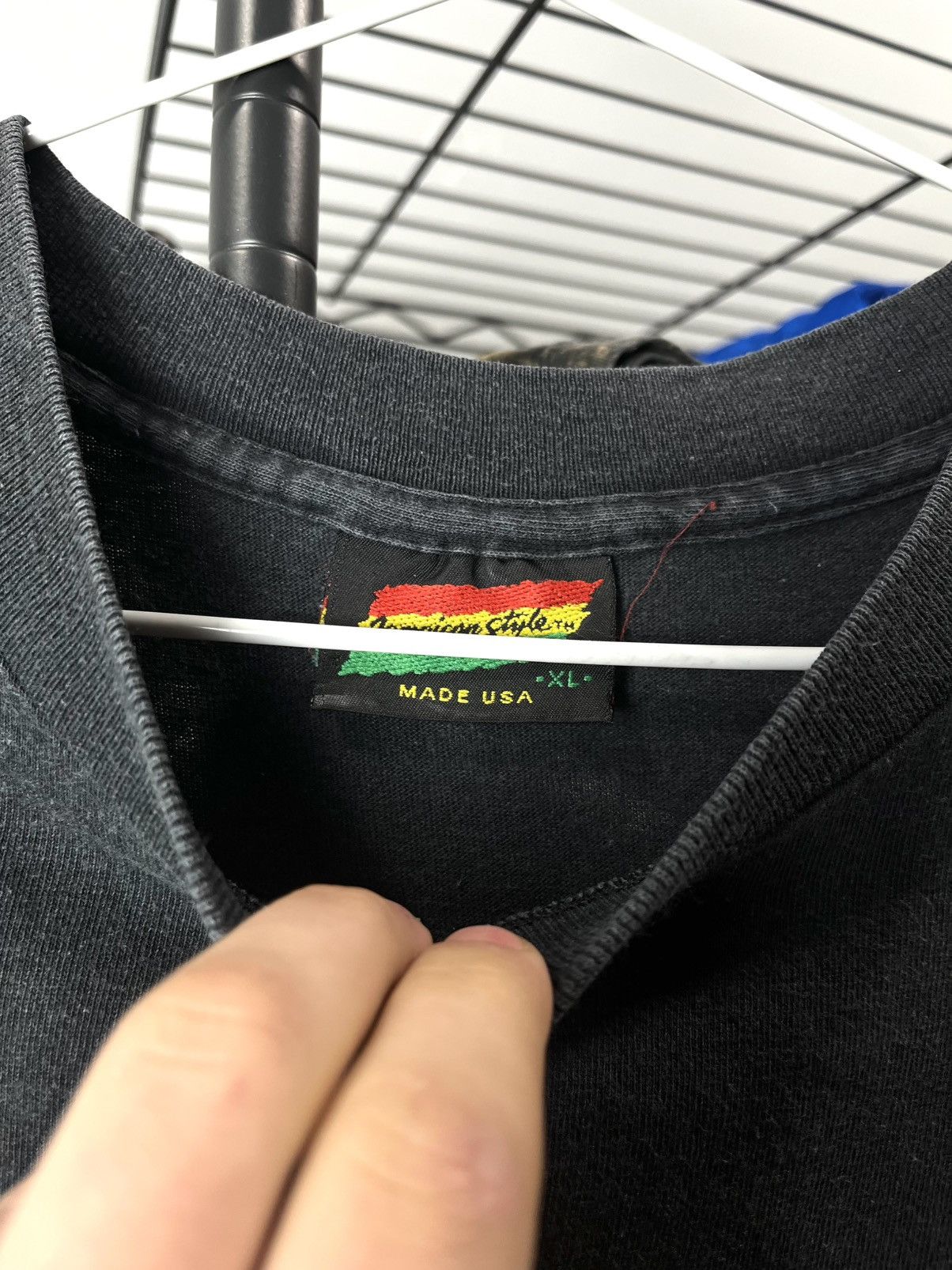 Bob Marley 1990’s Vintage Bob Marley Jamaica Nights T Shirt Stussy Size US XL / EU 56 / 4 - 4 Thumbnail
