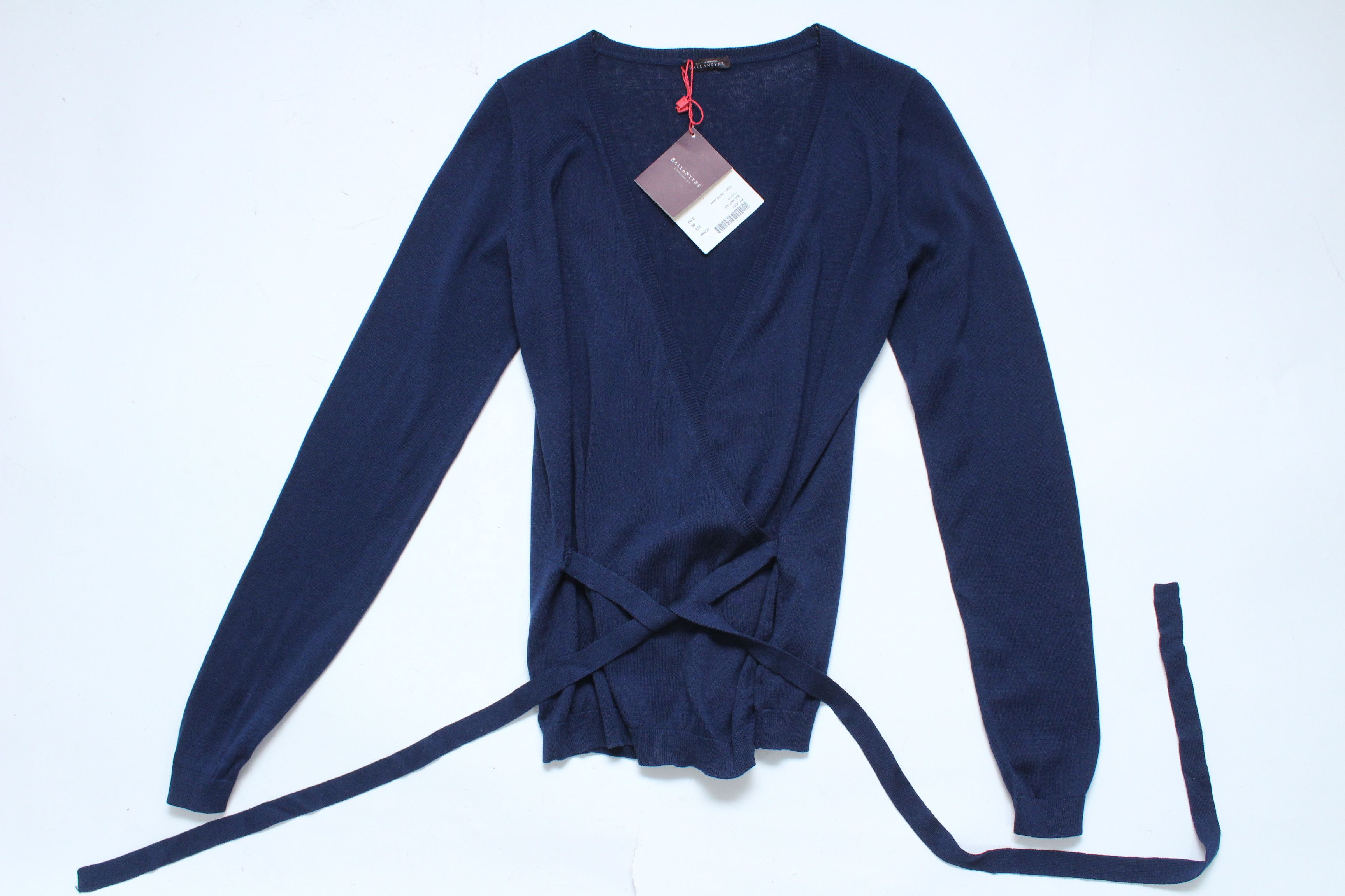 Ballantyne Silk Sweater Womens Size 46 Made In Italy Rare