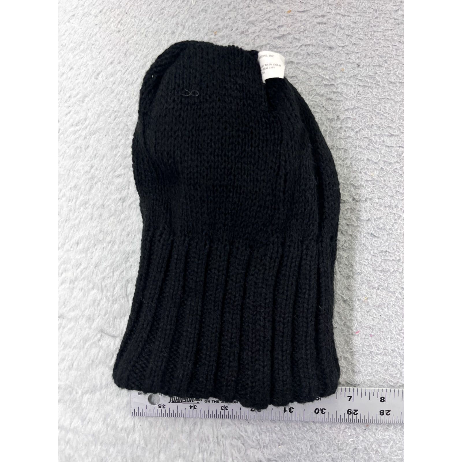 Vintage Berkshire Fashion Inc Beanie Toque Womens One Size Black Cable Knit Acrylic Ski Size ONE SIZE - 5 Thumbnail