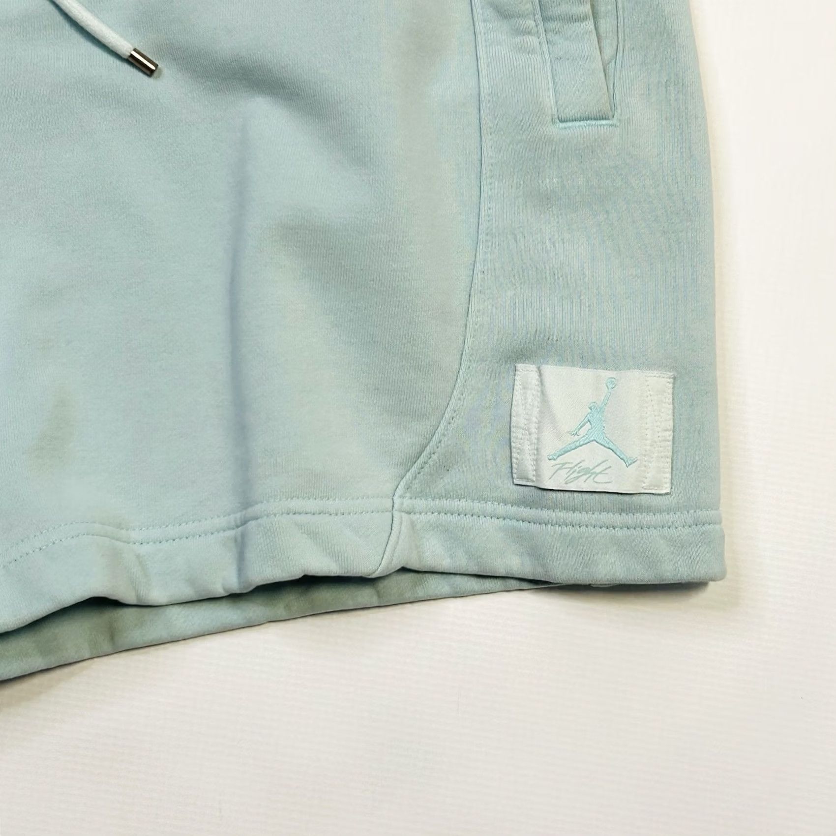 Nike Nike Women's Air Jordan Flight Fleece Shorts L Blue Size 36" / US 14 / IT 50 - 3 Thumbnail