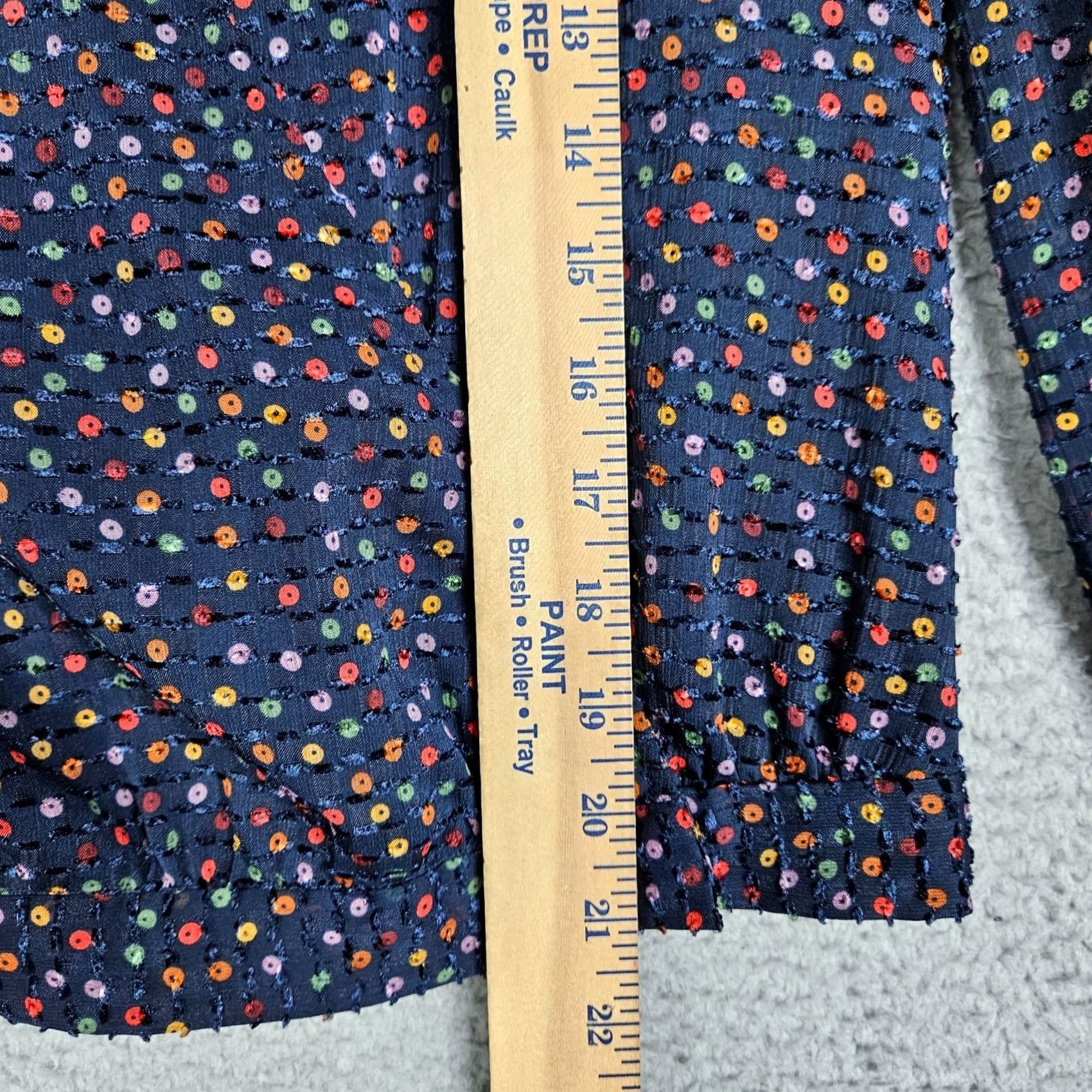 Madewell Madewell Blouse V-Neck Long Sleeve Polka Dot Size M Multicolor Women's Shirt Regular Size M / US 6-8 / IT 42-44 - 4 Thumbnail