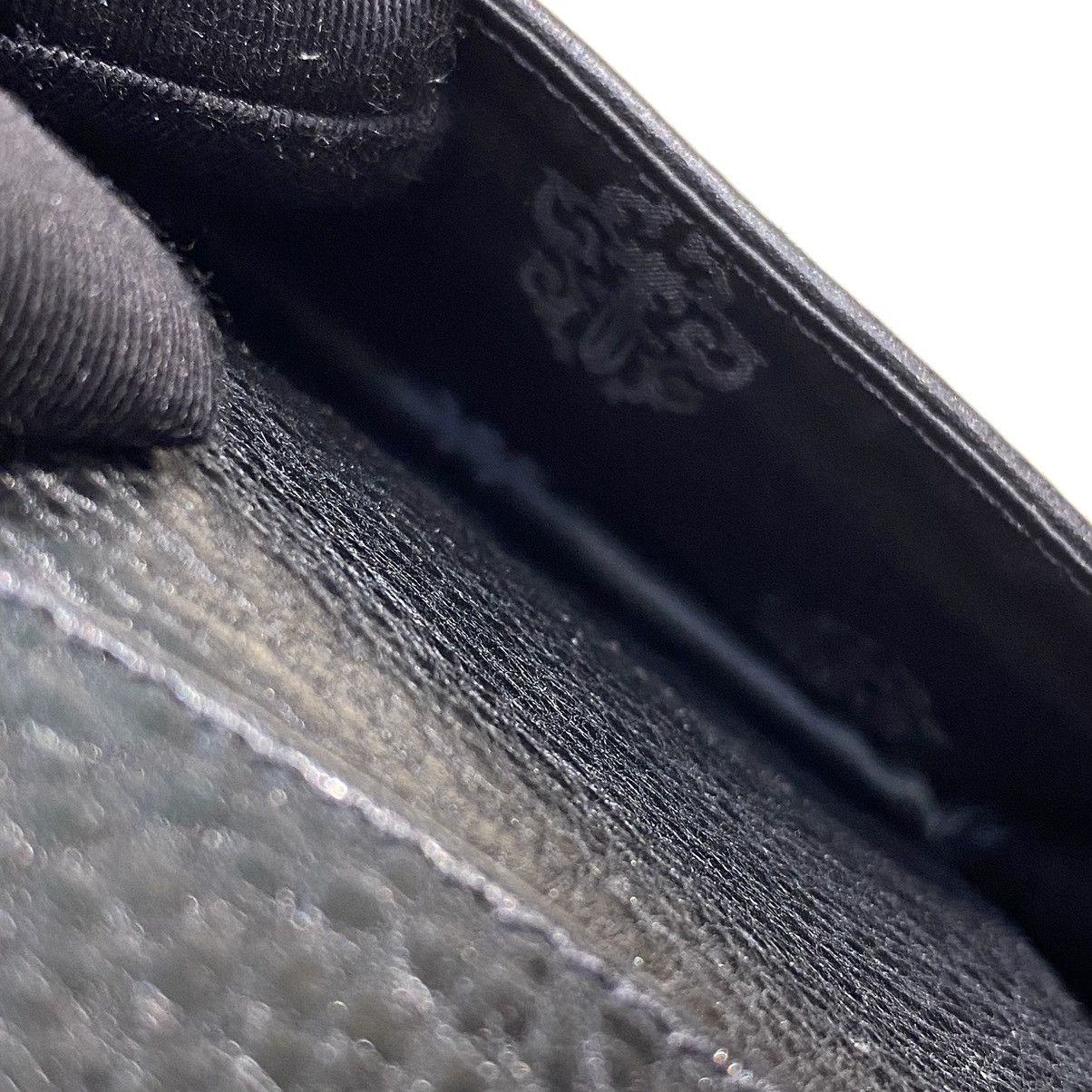 Chrome Hearts Chrome Hearts card case 3 Pocket Scroll wallet black Size ONE SIZE - 13 Thumbnail