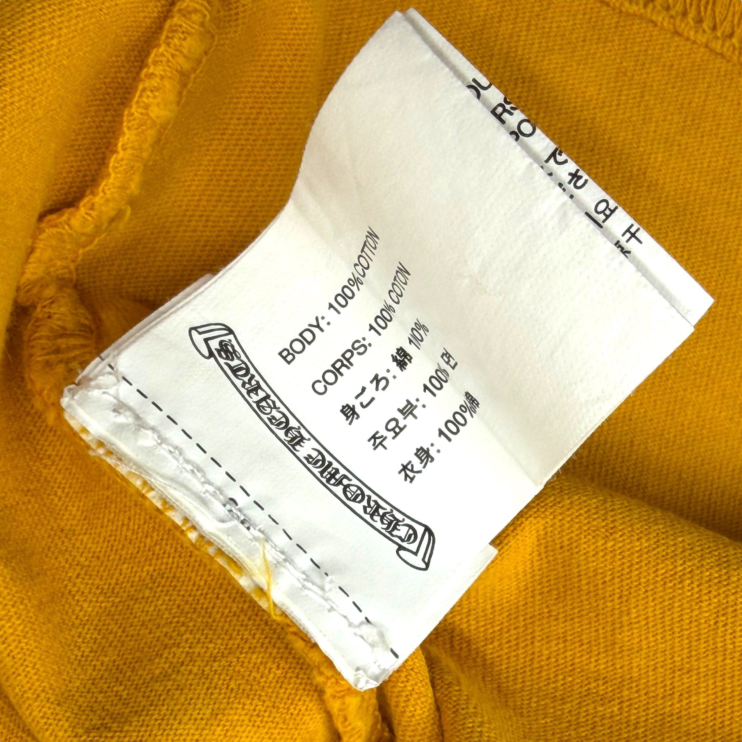Chrome Hearts Chrome Hearts Matty Boy Call Me Yellow Tee XL Size US XL / EU 56 / 4 - 5 Thumbnail