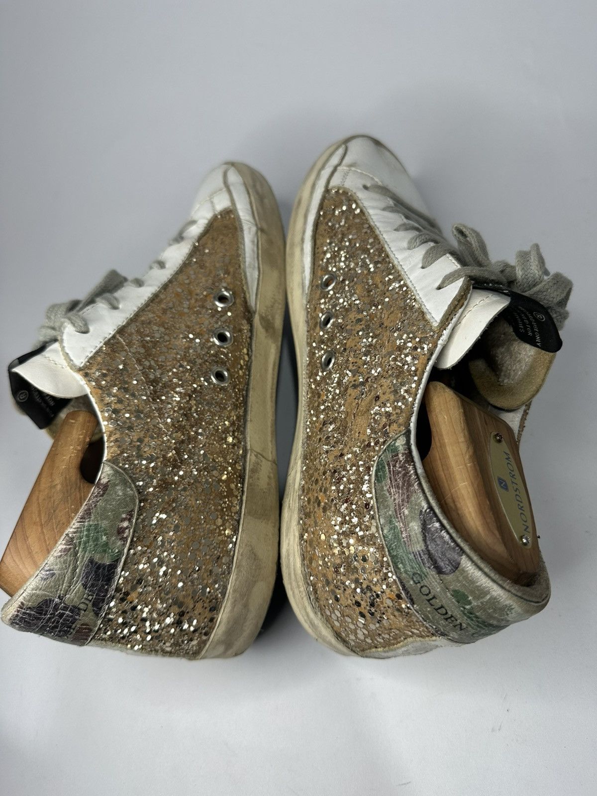 Golden Goose Golden Goose Superstar Camo Glitter Limited Edition Sneakers Size US 8 / EU 41 - 6 Thumbnail