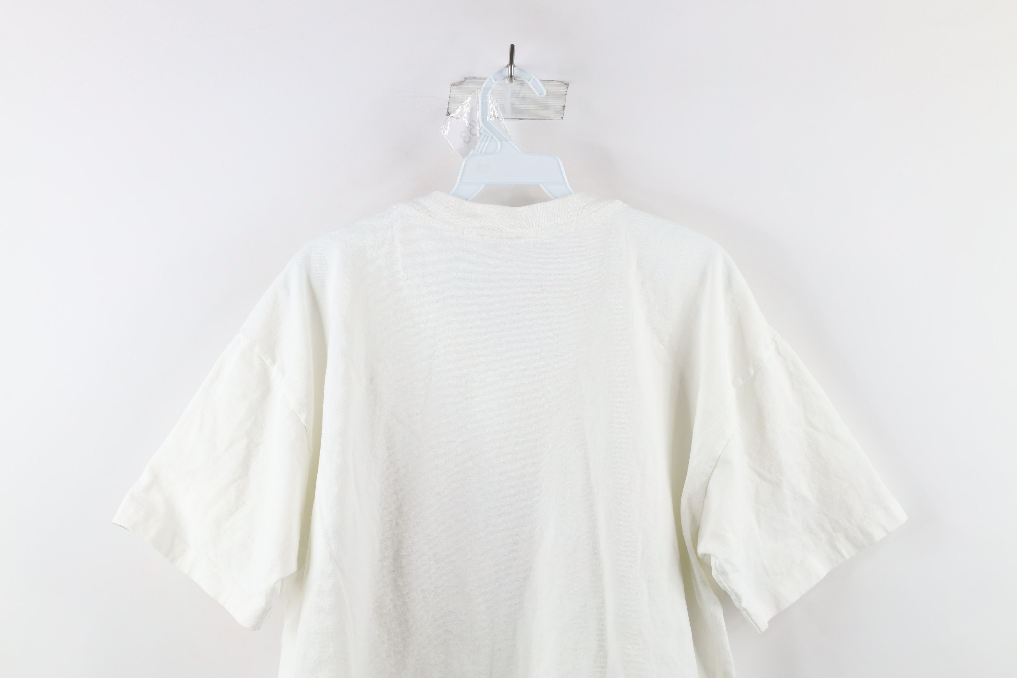 Guess Vintage 90s Guess Spell Out Work Wear T-Shirt White USA Size US L / EU 52-54 / 3 - 11 Thumbnail