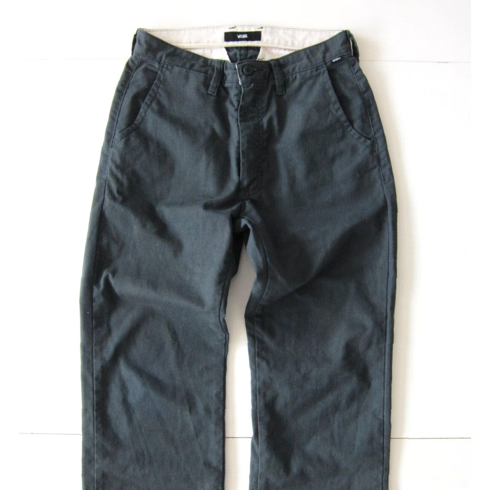 Vans Vans Dark Green Cotton Pocket Casual Everyday Comfort Chino Pant Men 28 Size US 28 / EU 44 - 3 Thumbnail