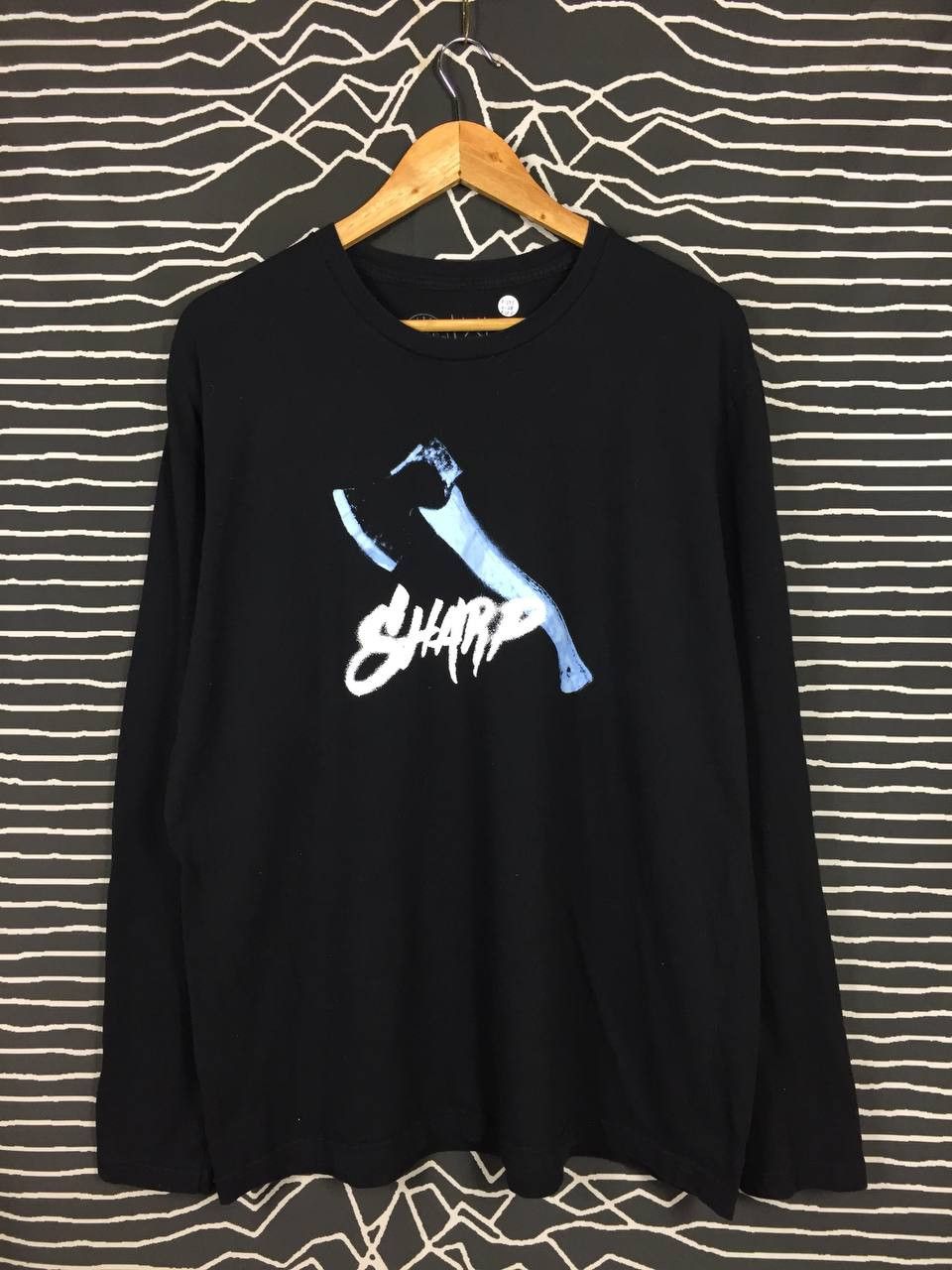 Vintage Sharpen The Axe Athletic Apparel Sharp Axe Longsleeve Tee Size US XL / EU 56 / 4 - 2 Thumbnail
