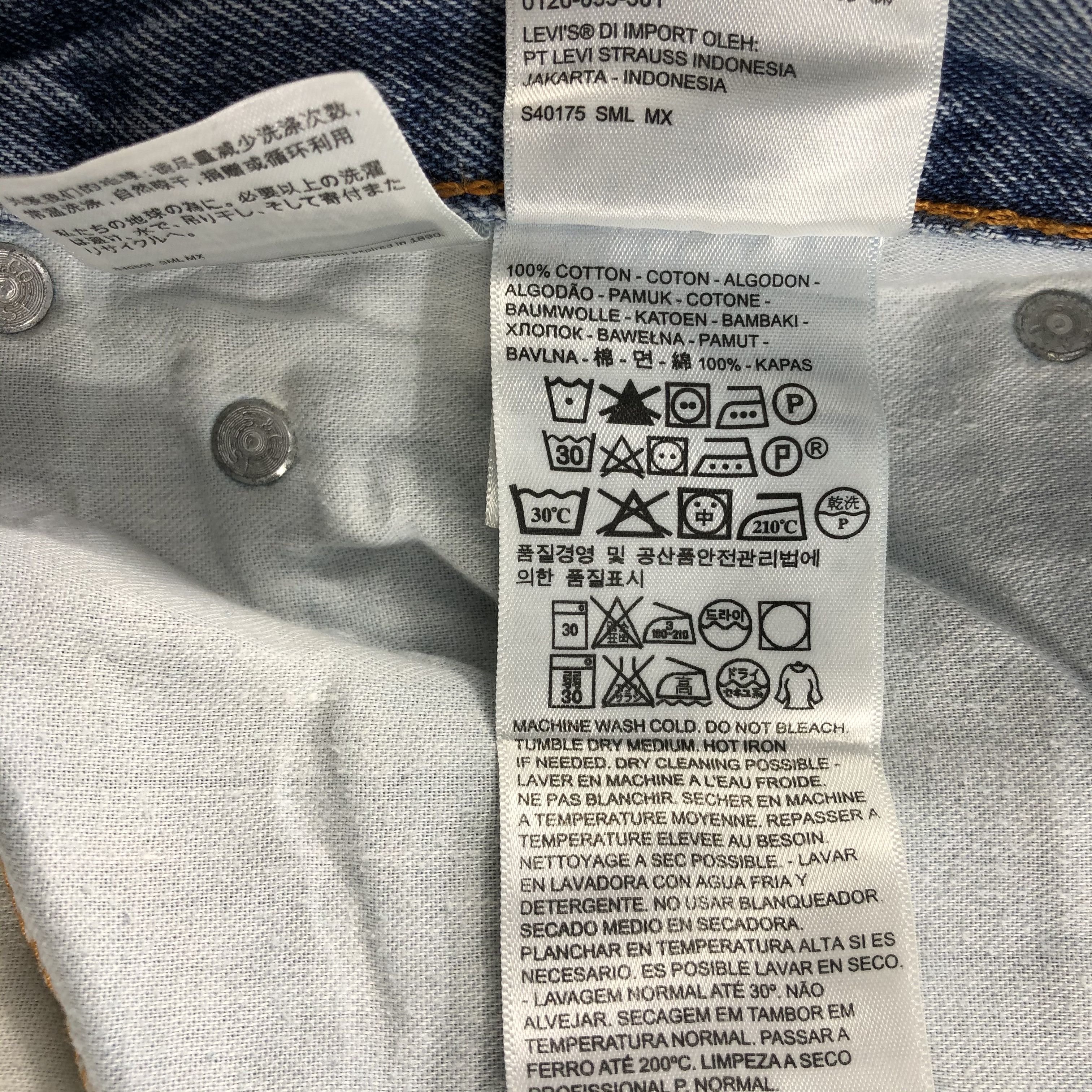 Levi's Vintage Light Wash Levis 505 Jeans-J1510 Size US 37 - 15 Thumbnail