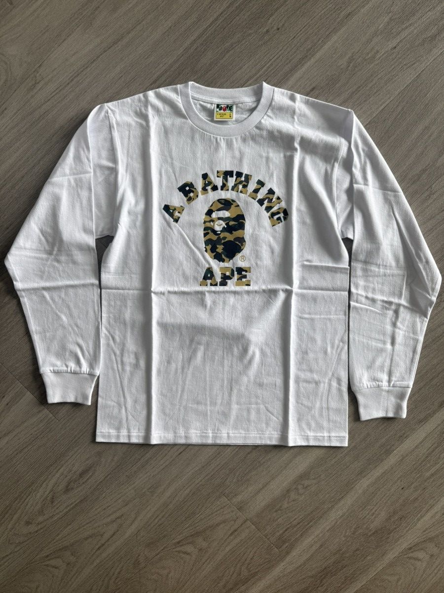 Bape Bape First Camo College Long Sleeve Size US L / EU 52-54 / 3 - 1 Thumbnail