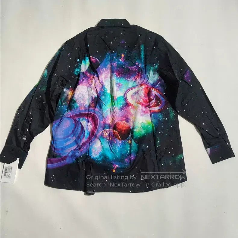 Valentino Valentino Cosmic Galaxy Shirt Size US XS / EU 42 / 0 - 7 Thumbnail