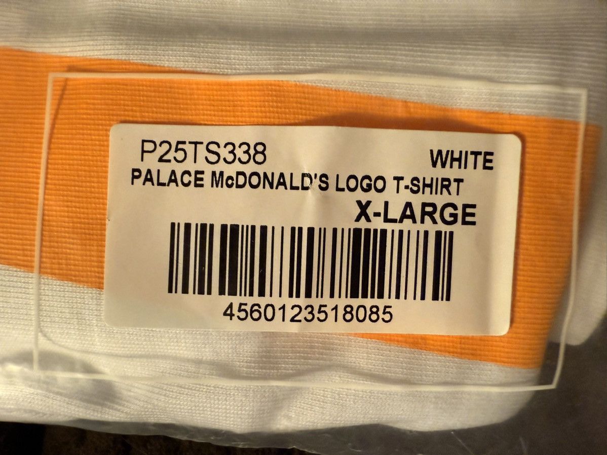 Palace Palace x McDonald’s Logo T-Shirt, s/s tee, NEW, men’s XL Size US XL / EU 56 / 4 - 11 Thumbnail