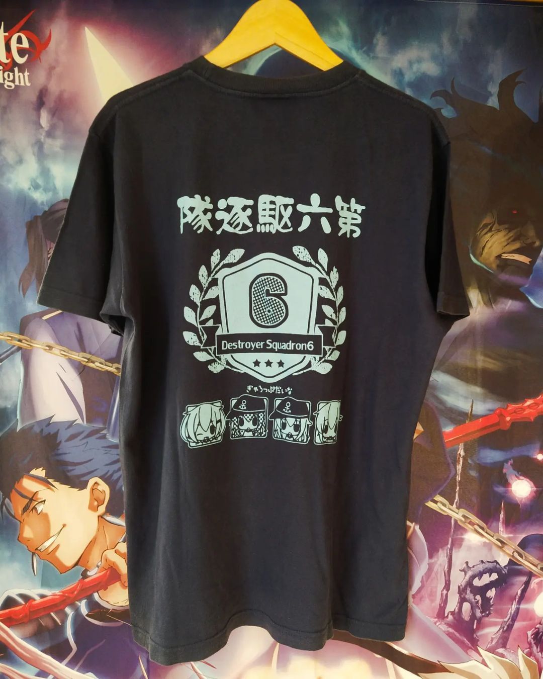 Anime × Japanese Brand Kantai Collection Destroyer Squadron6 Art Anime Tees Size US L / EU 52-54 / 3 - 3 Thumbnail
