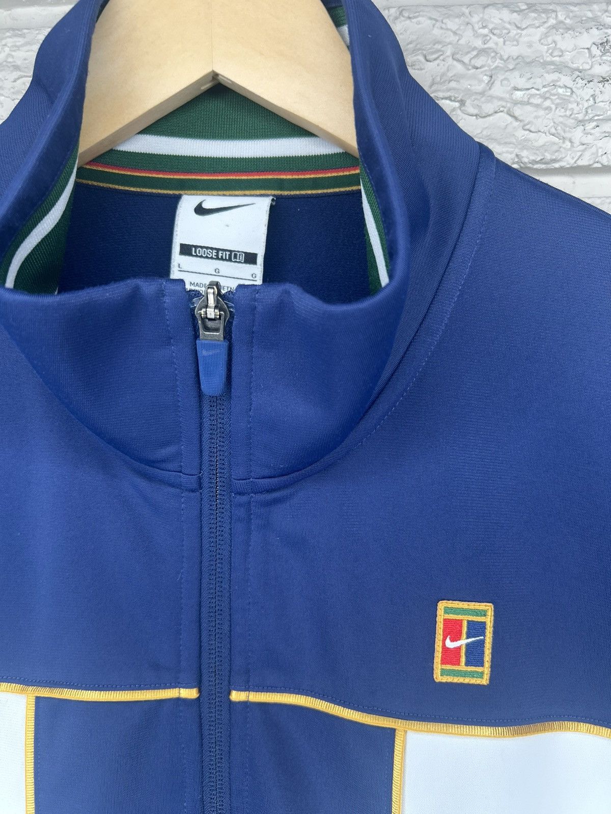 Nike Nike Court Heritage Full Zip Tennis Jacket Size US L / EU 52-54 / 3 - 3 Thumbnail