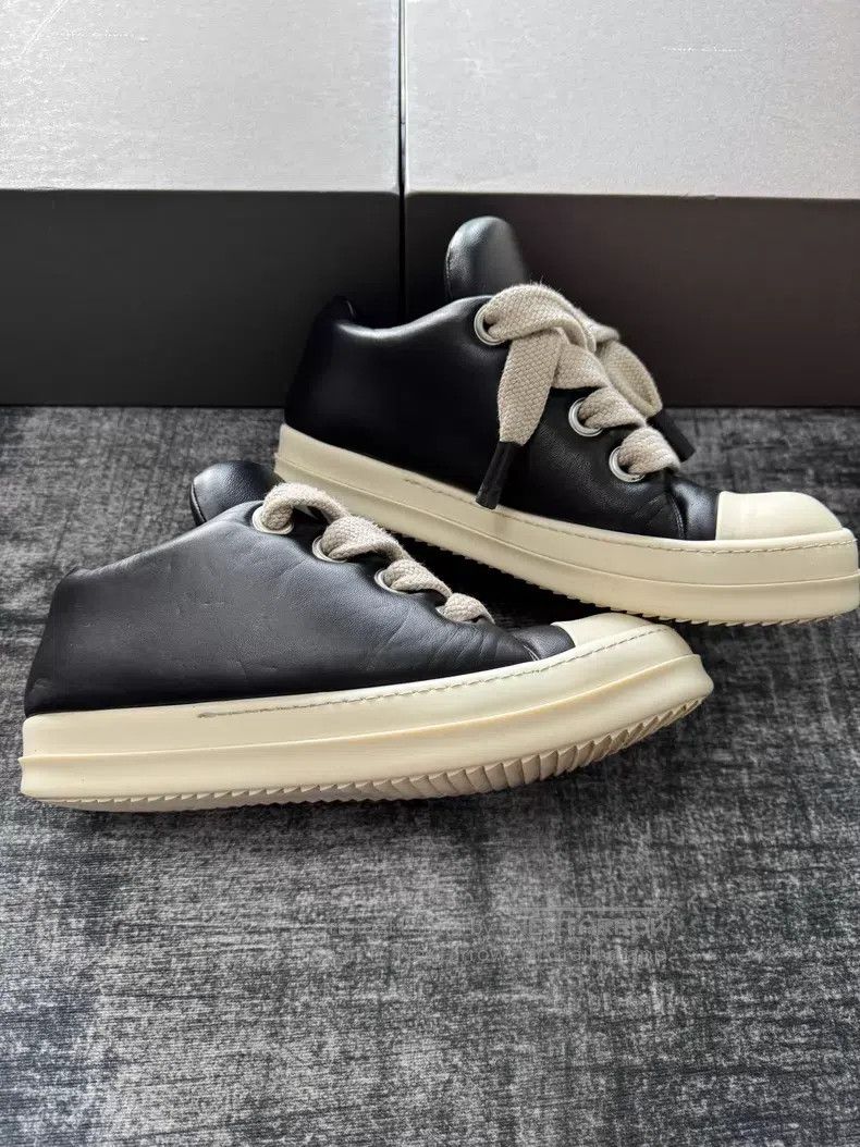 Rick Owens RICK OWENS Black Pudgy Fat Laces Low-Top Chuck Taylor Brea Size US 12 / EU 45 - 3 Thumbnail