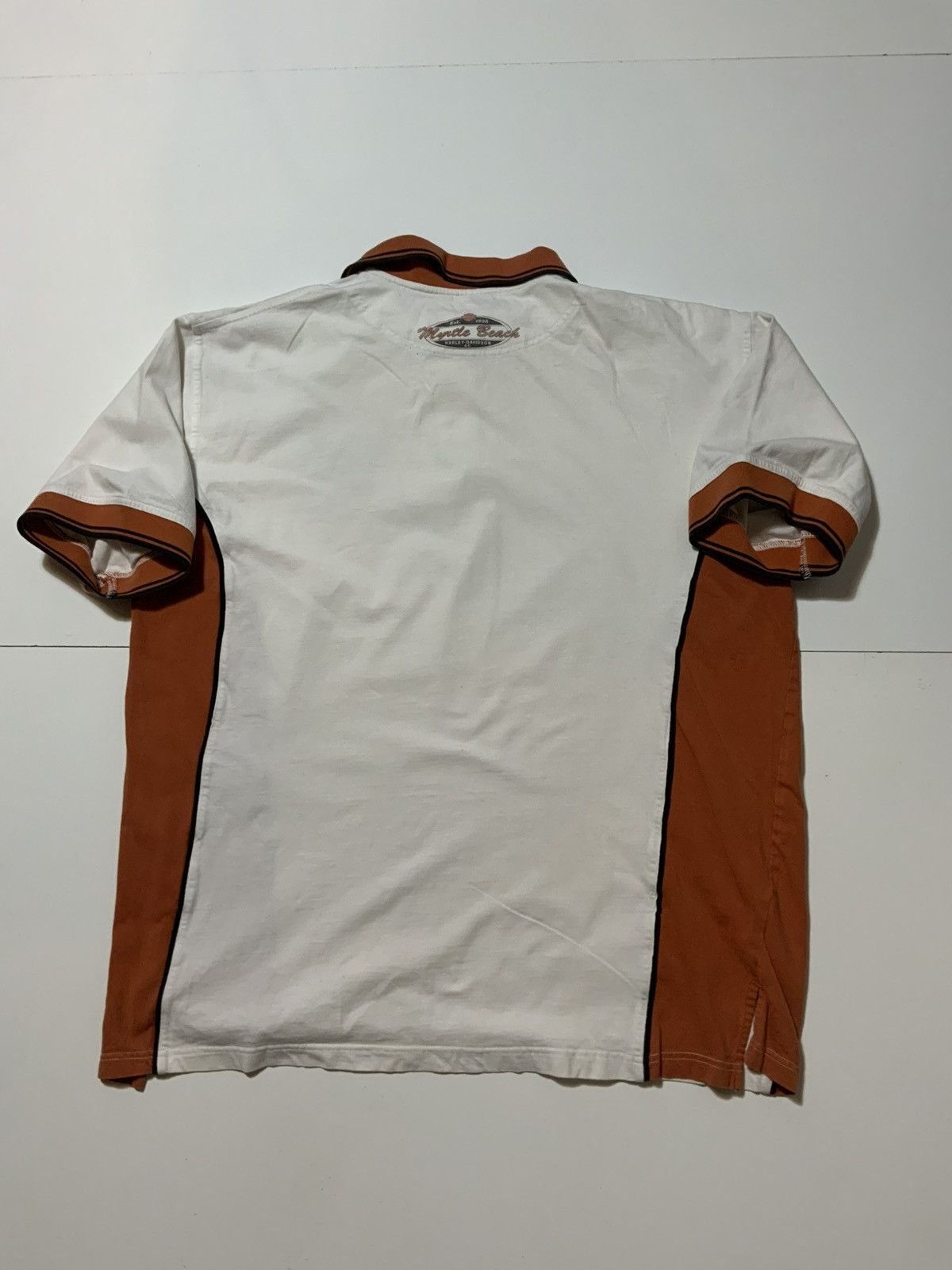 Harley Davidson Harley Davidson Motorcycles Eagle Myrtle Beach Polo Shirt Size US L / EU 52-54 / 3 - 3 Thumbnail