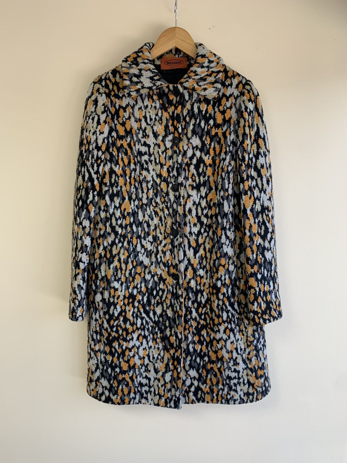 Missoni Missoni Wool Animal Print Faux Fur Coat Size M / US 6-8 / IT 42-44 - 1 Thumbnail