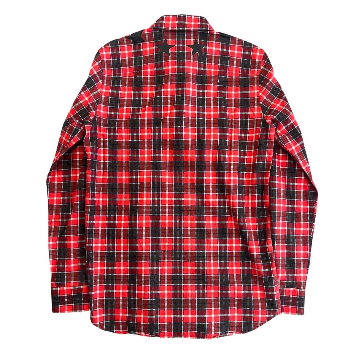 Givenchy Givenchy FW2015 Riccardo Tisci Star Print Check Shirt Size US M / EU 48-50 / 2 - 8 Thumbnail