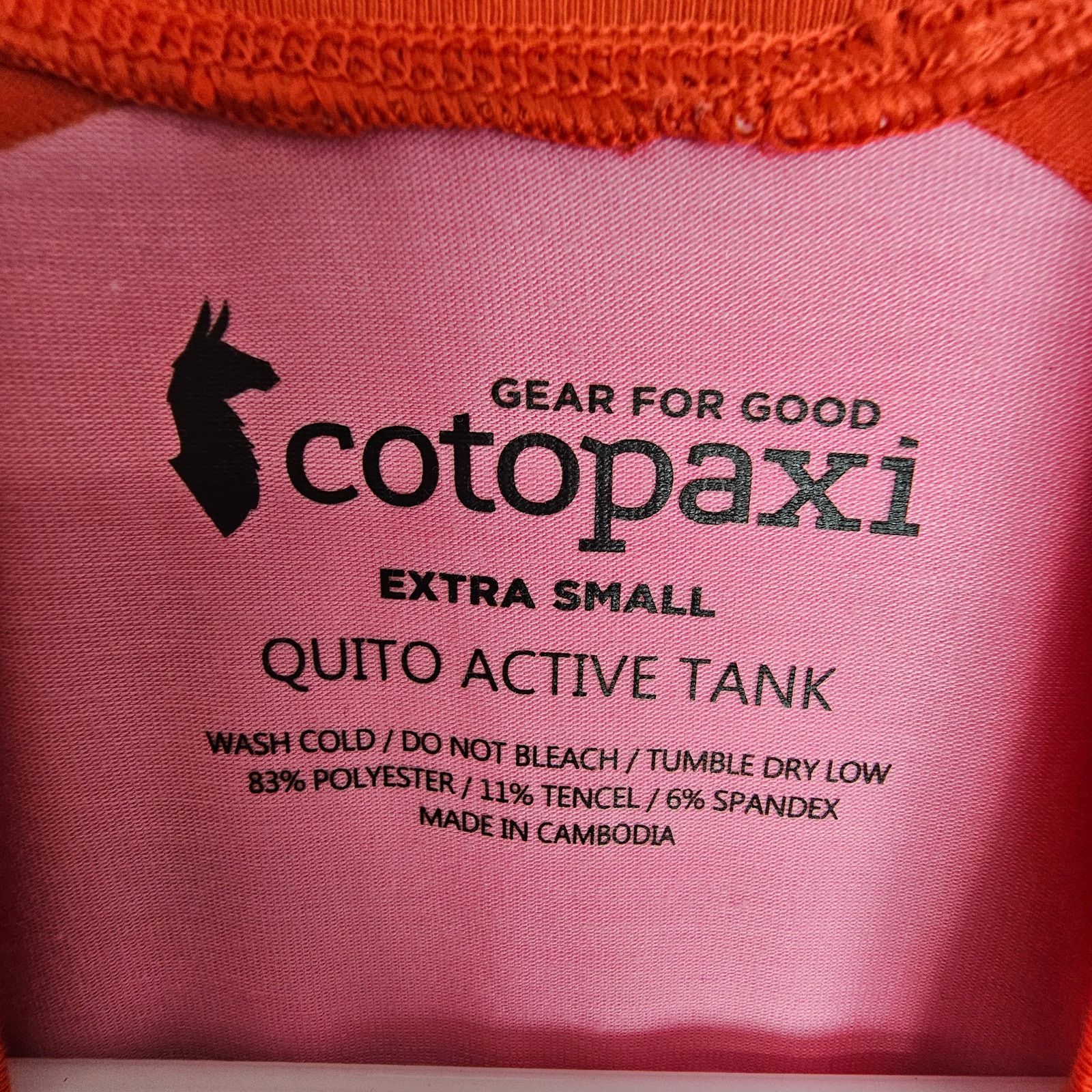 Cotopaxi Cotopaaxi Womens Quito Active Tank Sz XS Colorblock Stretch Size XS / US 0-2 / IT 36-38 - 6 Thumbnail