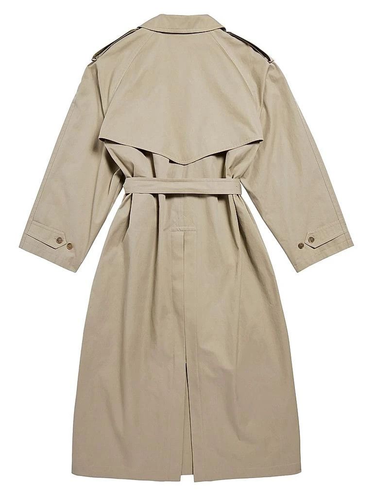 Balenciaga o1w1db11225 Trench Coat in Beige Size US XL / EU 56 / 4 - 2 Thumbnail