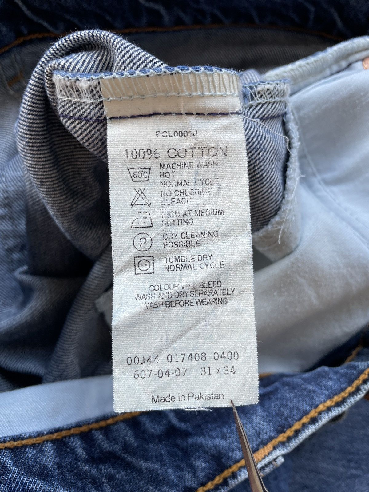 Levi's Vintage Levis 607 (LG117) Size US 30 / EU 46 - 12 Thumbnail