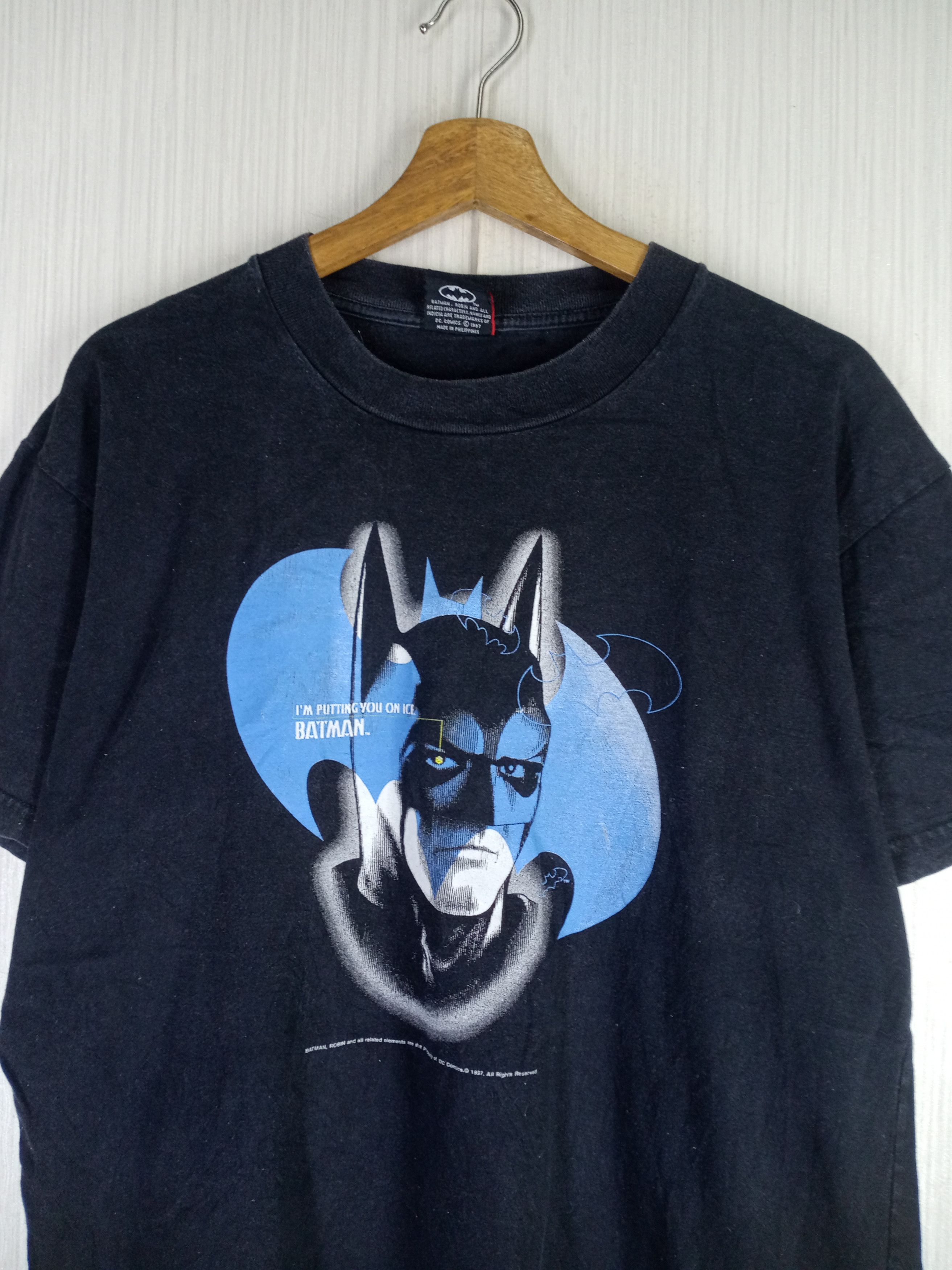DC Comics Rare Vintage 1997 Batman & Robin Dc Comics Tshirt Size US M / EU 48-50 / 2 - 1 Thumbnail