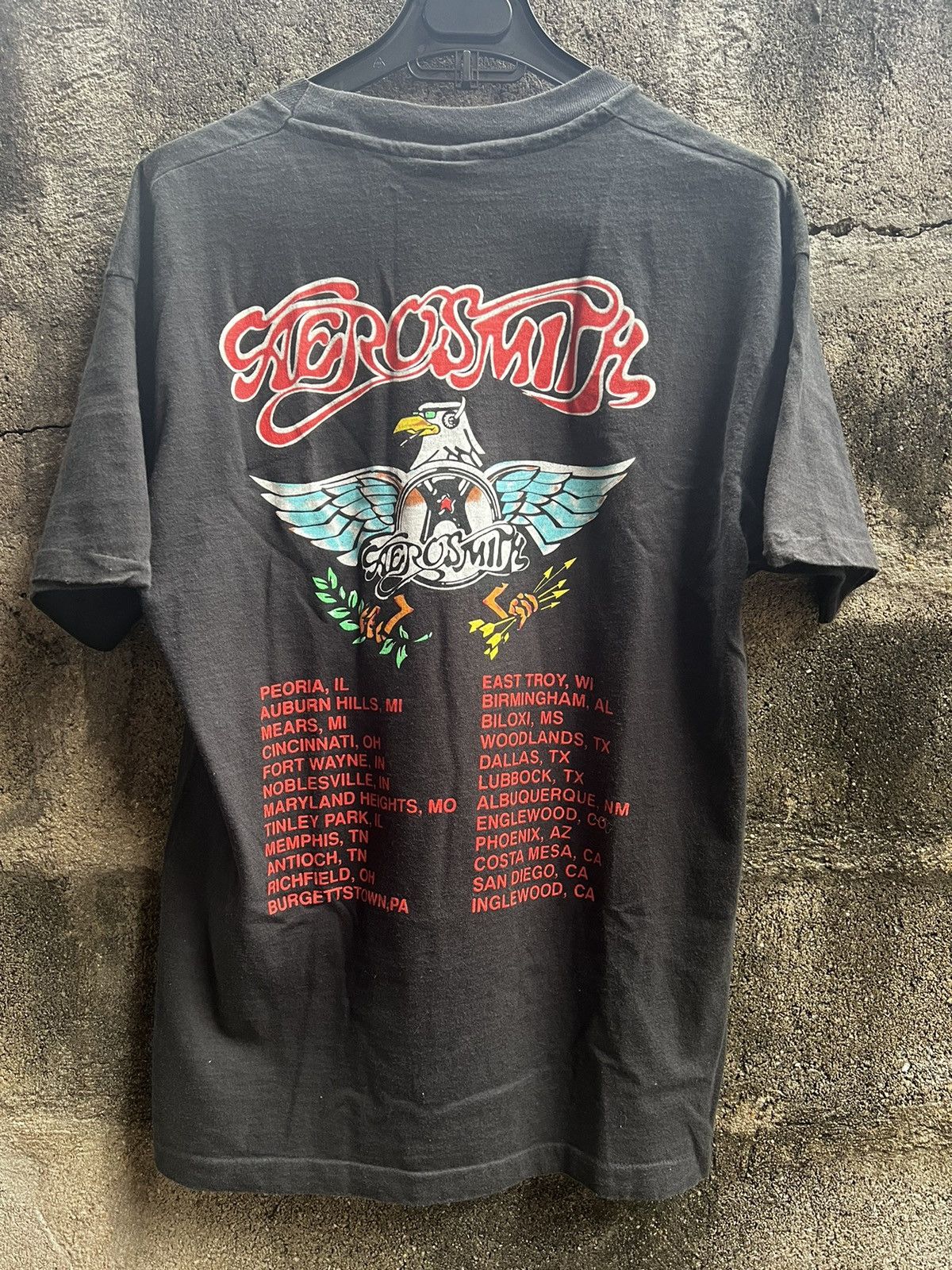 Vintage Aerosmith shirt 90s Size US M / EU 48-50 / 2 - 6 Thumbnail