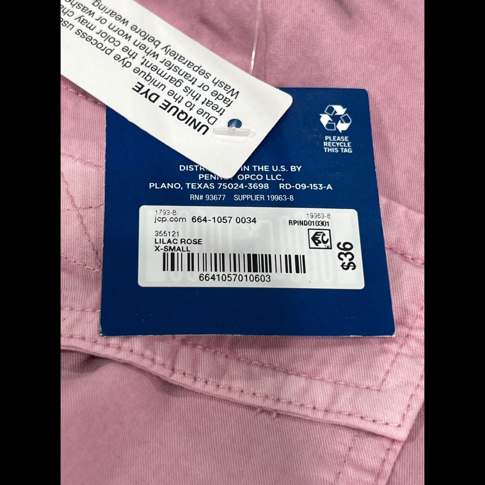 Arizona Jean Co. Arizona - Women's Low Rise Pull-On Short Juniors - Pink - Ex Size 30" / US 8 / IT 44 - 10 Thumbnail
