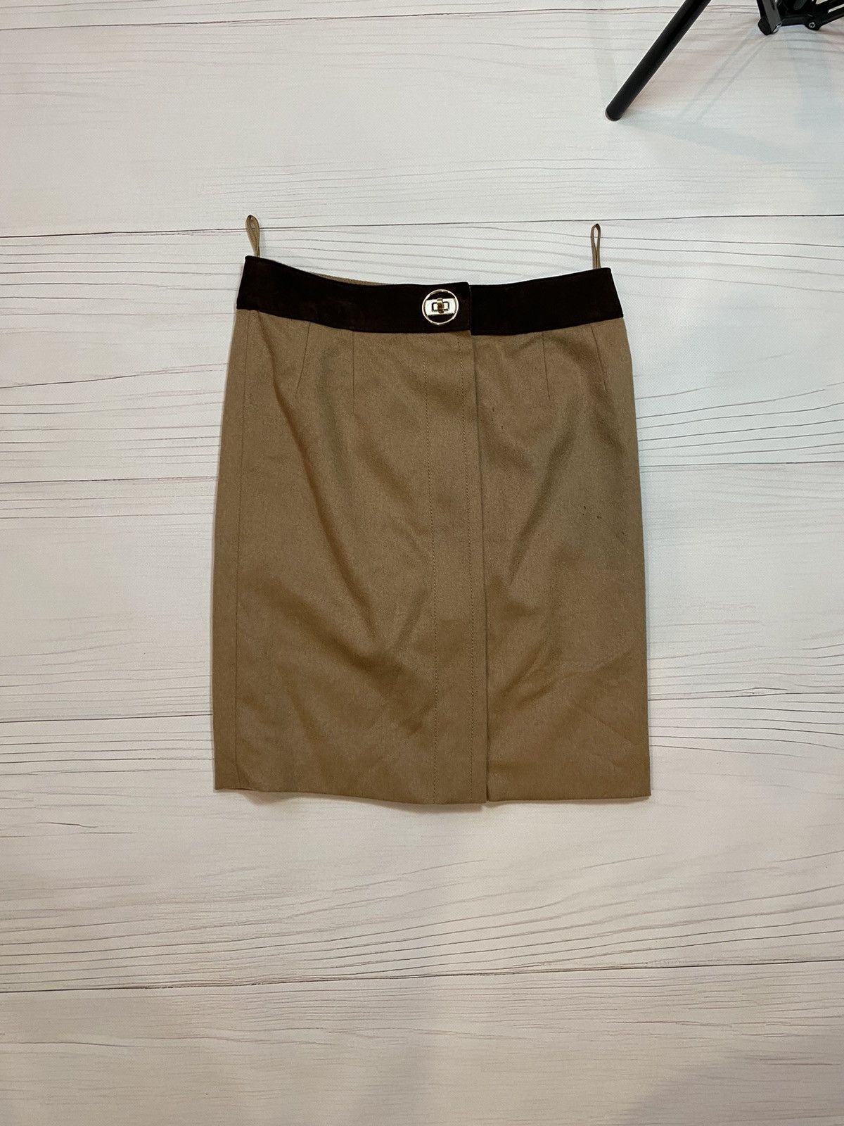Gucci Gucci 2011 leather strap skirt Size 27" / US 4 / IT 40 - 1 Thumbnail
