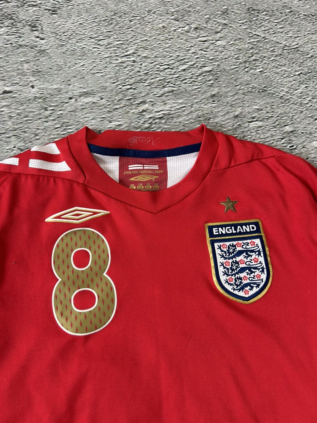 Umbro × Vintage Lampard England vintage Umbro jersey 2010 red south africa Size US XS / EU 42 / 0 - 6 Thumbnail