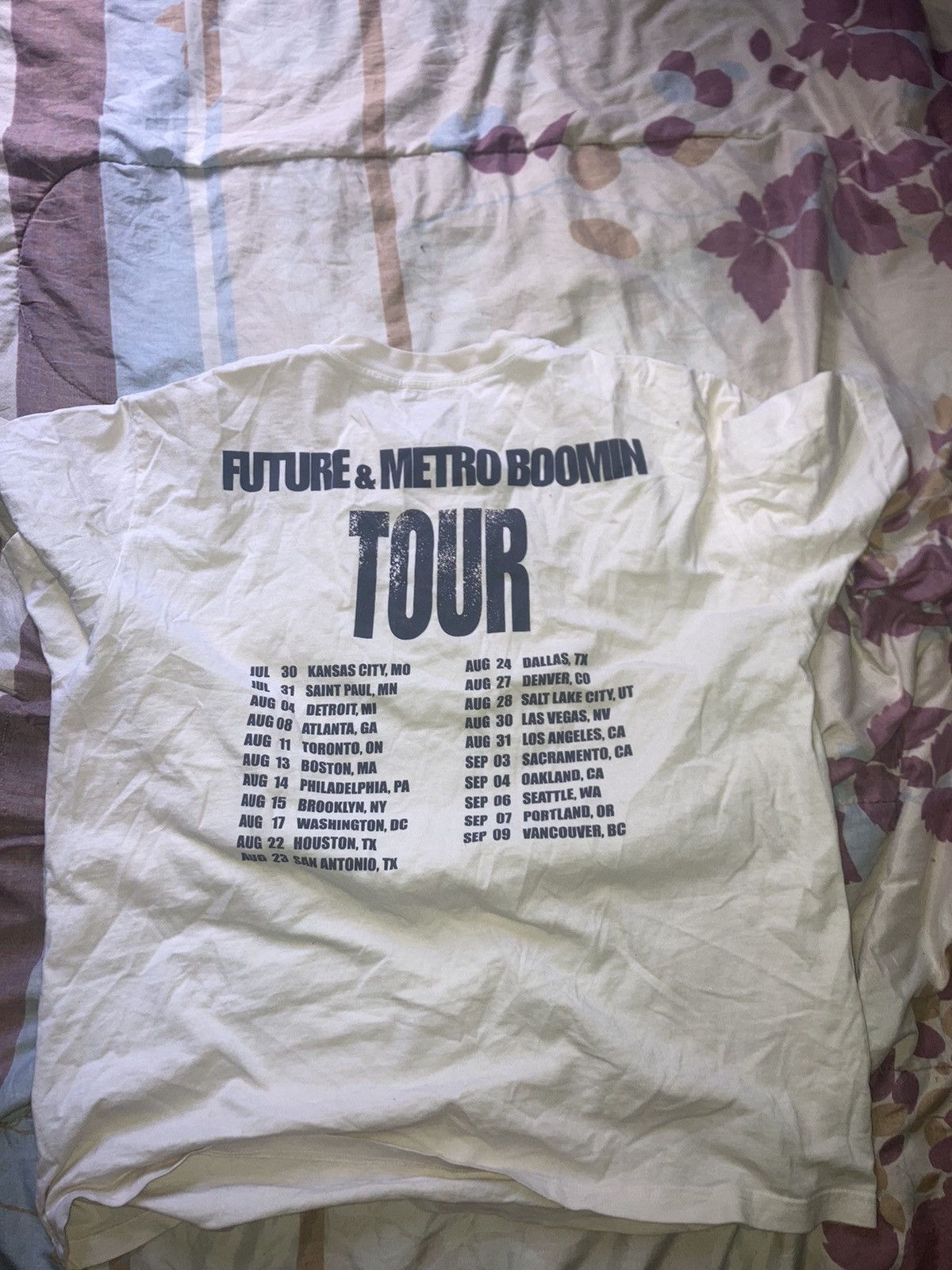 Metro Boomin Future x Metro Boomin Tour Tee Size US XL / EU 56 / 4 - 2 Thumbnail