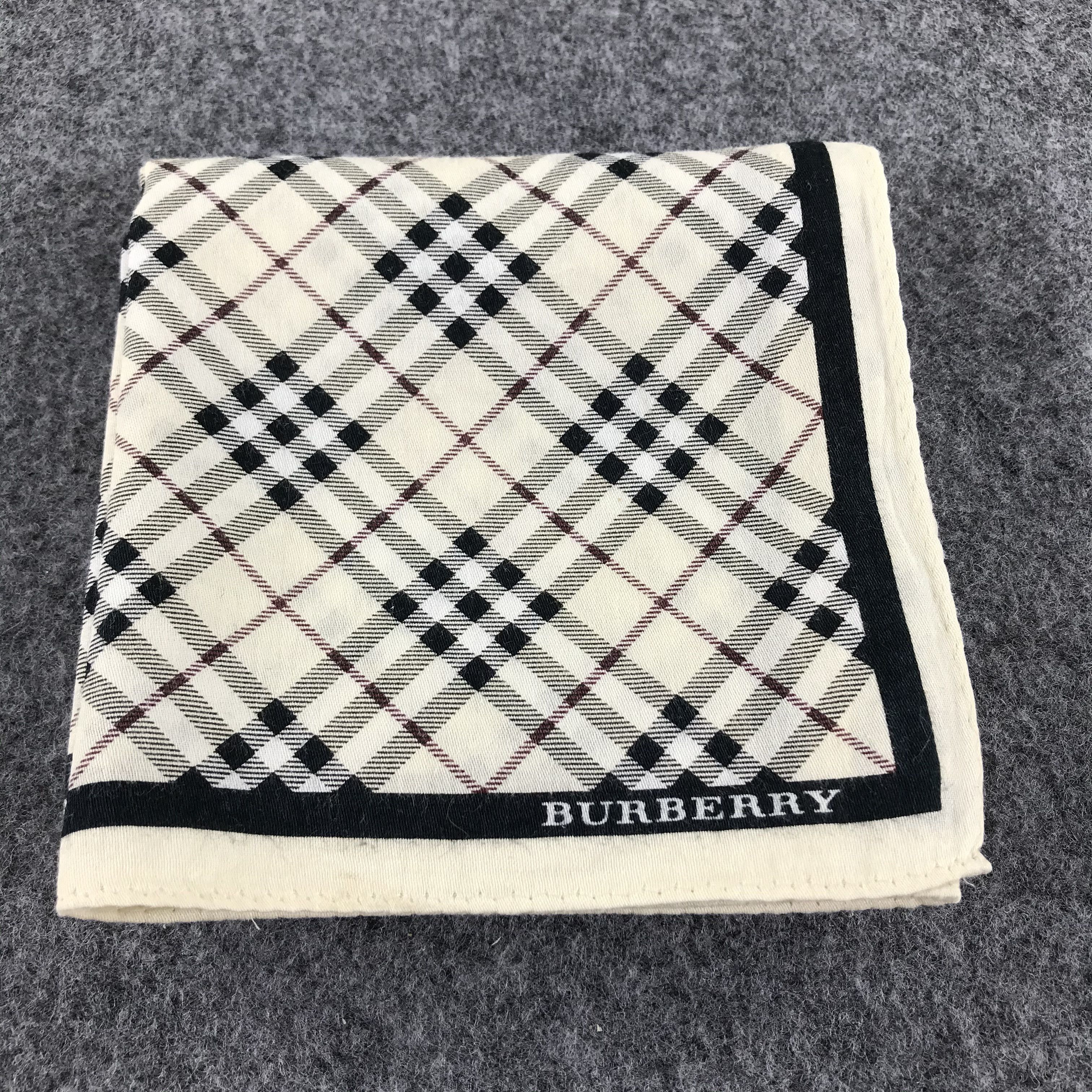 Burberry Burberry Handkerchief Neckerchief Bandana H234 Size ONE SIZE - 6 Thumbnail