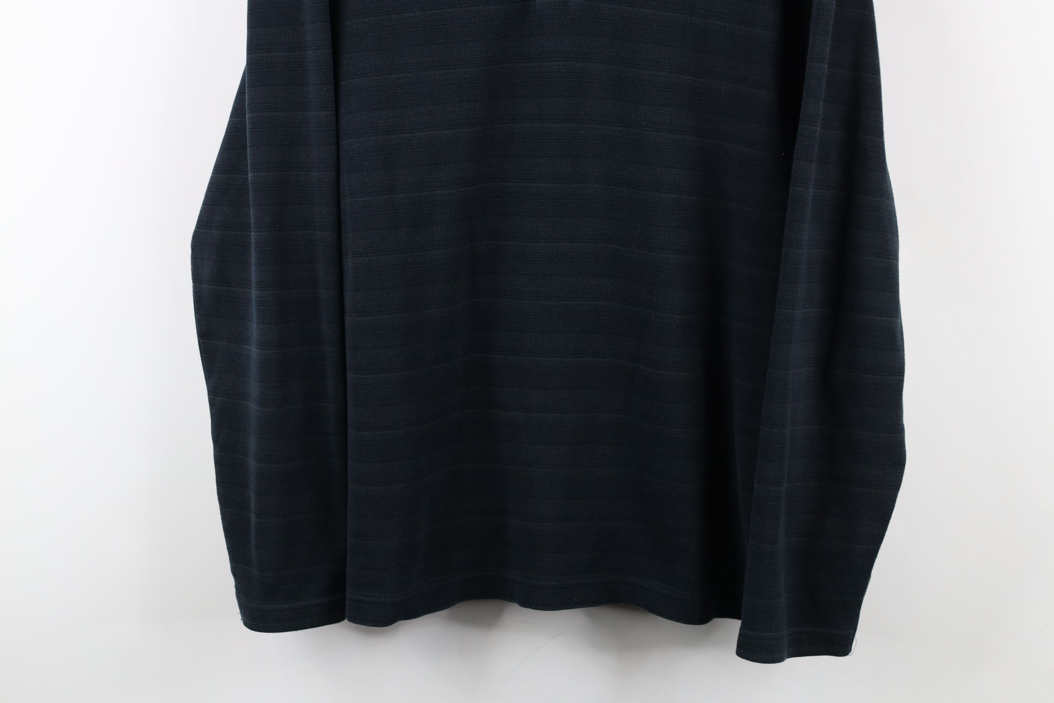Vintage Vintage 90s Streetwear Thermal Knit Long Sleeve Rugby Polo Size US L / EU 52-54 / 3 - 3 Thumbnail