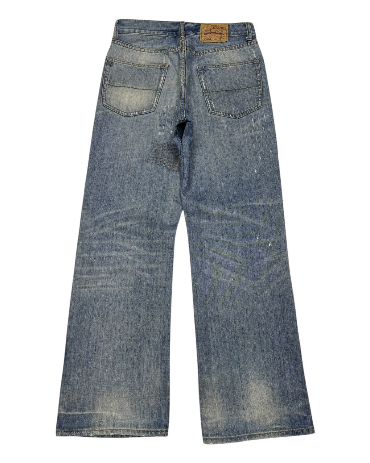 Abercrombie & Fitch Flare Jeans Distressed Denim Abercrombie & Fitch Bootcut Size US 30 / EU 46 - 2 Thumbnail