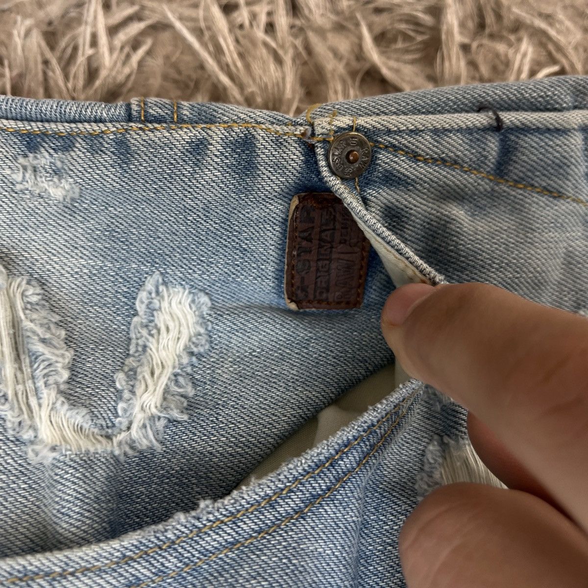 G-Star Vintage Jeans G-star raw cowboy denim skiny hype rare y2k Size US 26 / EU 42 - 11 Thumbnail