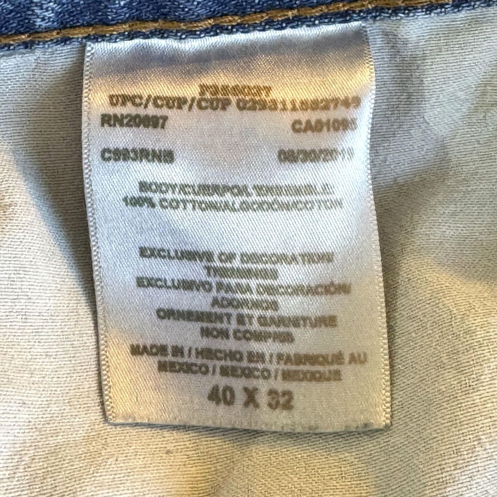 Dickies Dickies Jeans Mens 40x29 Blue Denim 5-Pocket Workwear Relaxed Fit Straight Leg Jeans Mens Regular Size 40 Blue Size US 40 / EU 56 - 4 Thumbnail