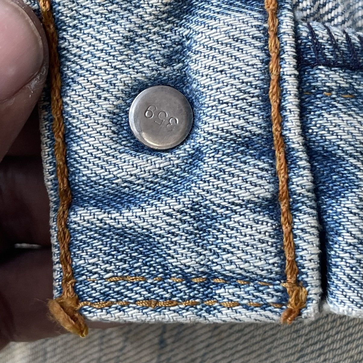 Levi's Vintage Levi’s 509 Reworked Anime Pop-Art Boro Sashiko Denim Size US 31 - 16 Thumbnail