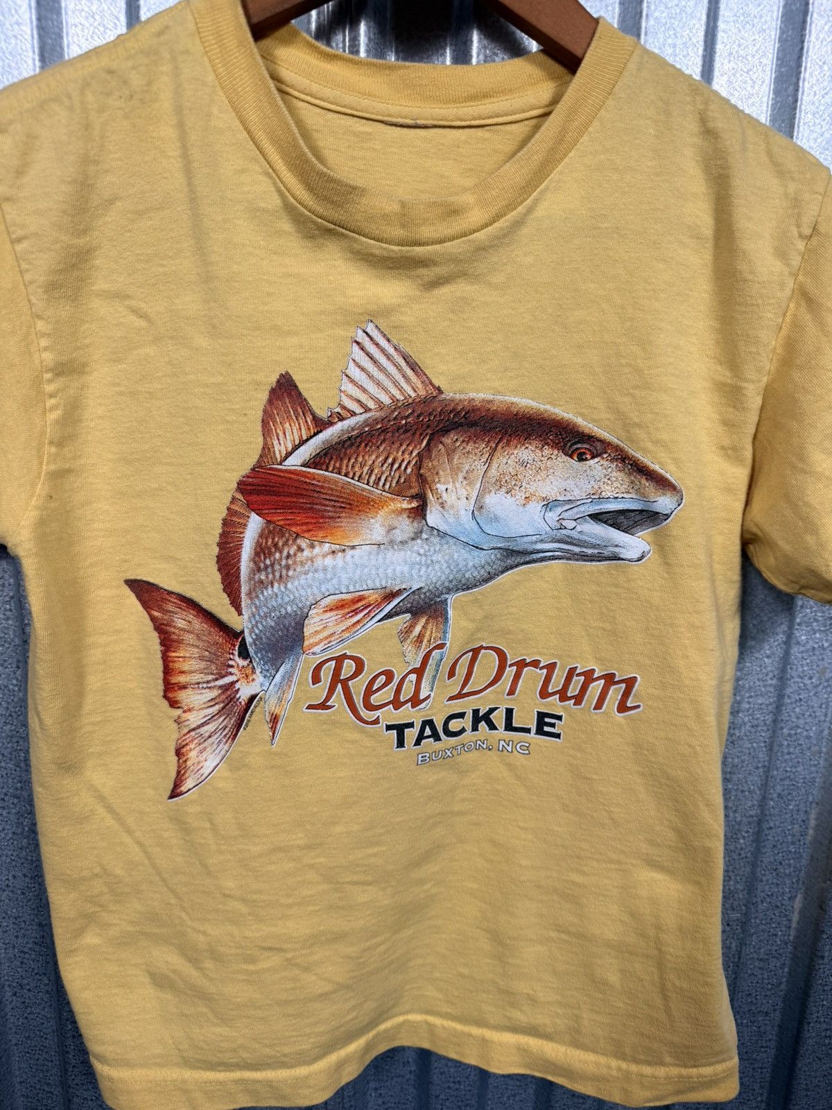 Other Vintage Fishing Red Drum Tackle Western Country Baby Tee Size US XS / EU 42 / 0 - 7 Thumbnail