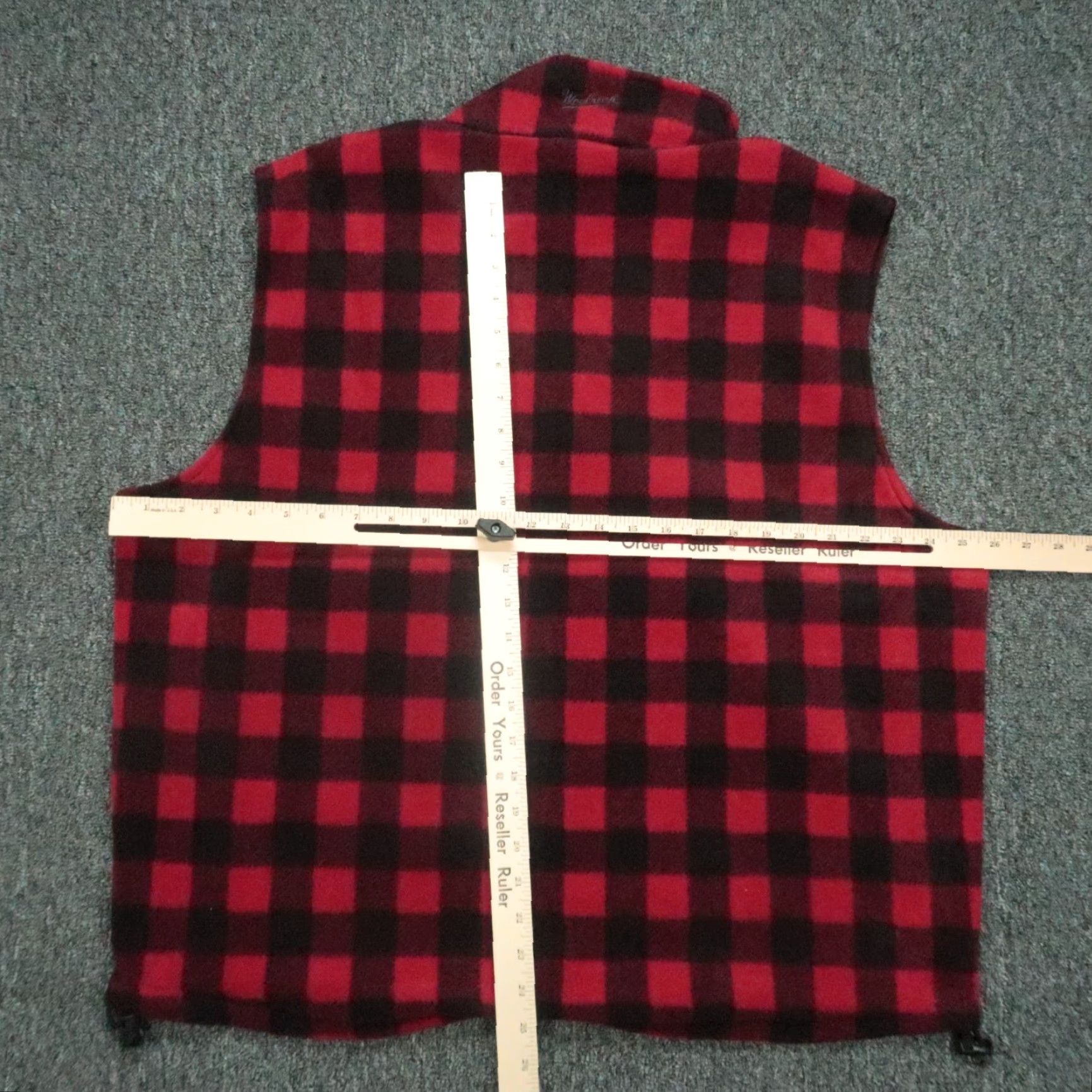Vintage VINTAGE Woolrich Vest Mens XL Red Black Buffalo Plaid Andes Full Zip Pockets NWT Size US XL / EU 56 / 4 - 6 Thumbnail