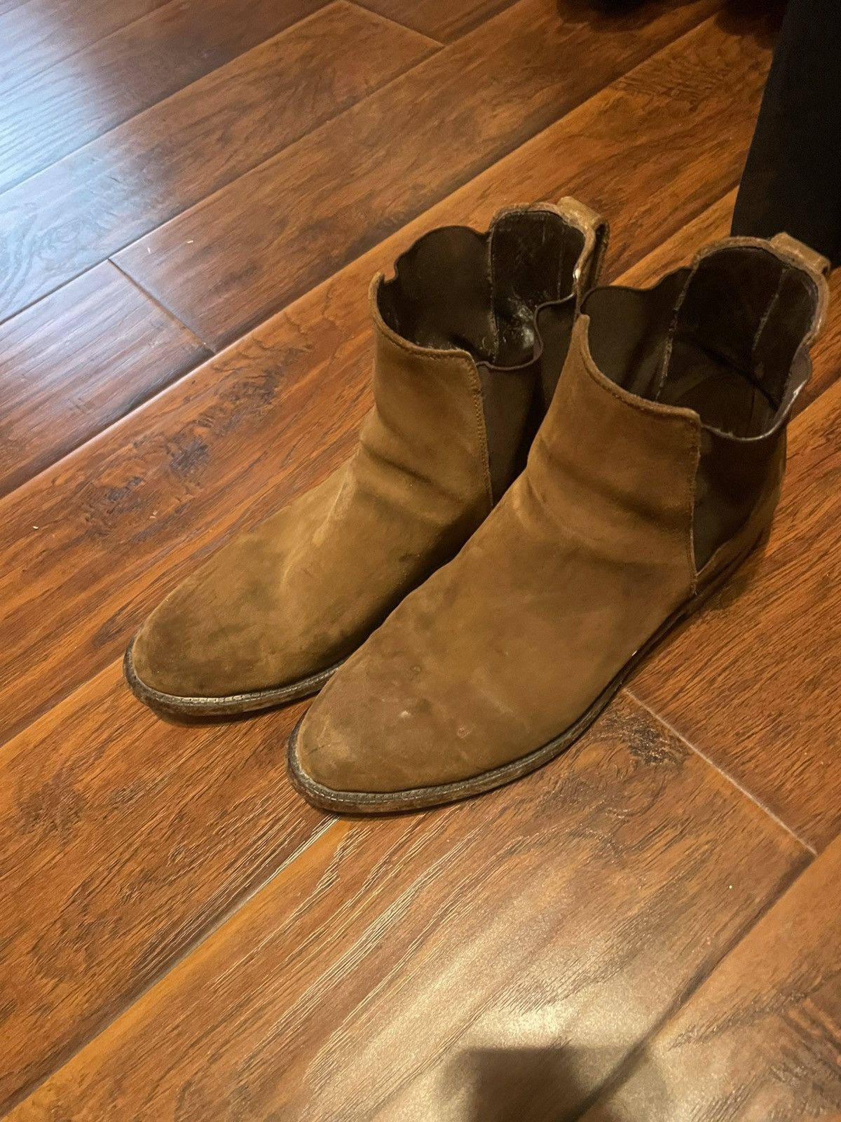 Lucchese Lucchese Grayson Suede Western Cowboy 9.5 Brown $995 boot Size US 9.5 / EU 42-43 - 1 Thumbnail