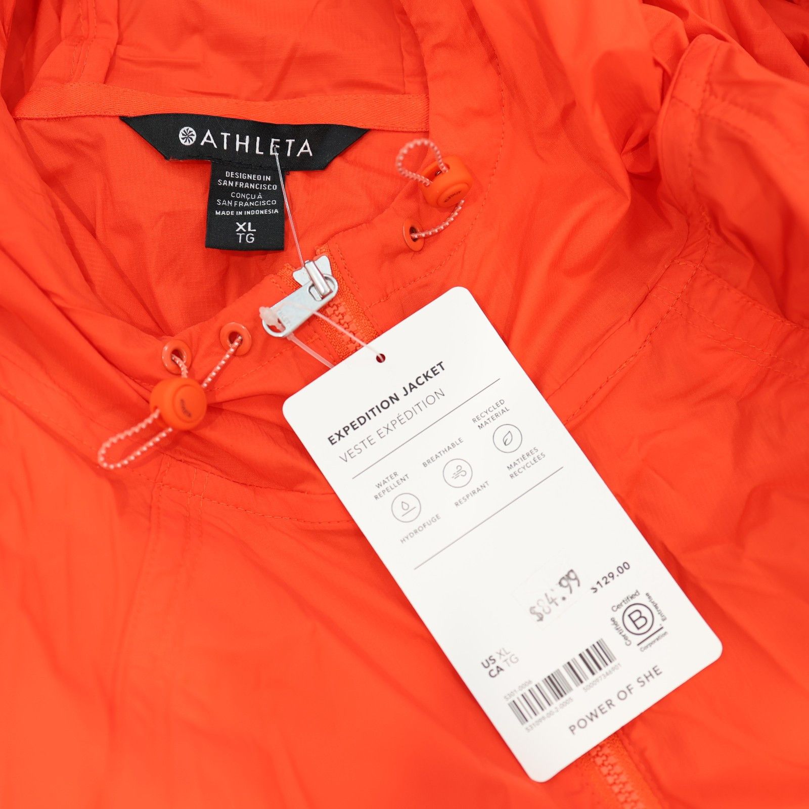Athleta ATHLETA Orange Lightweight Expedition Jacket Size XL $129 Size XL / US 12-14 / IT 48-50 - 5 Thumbnail