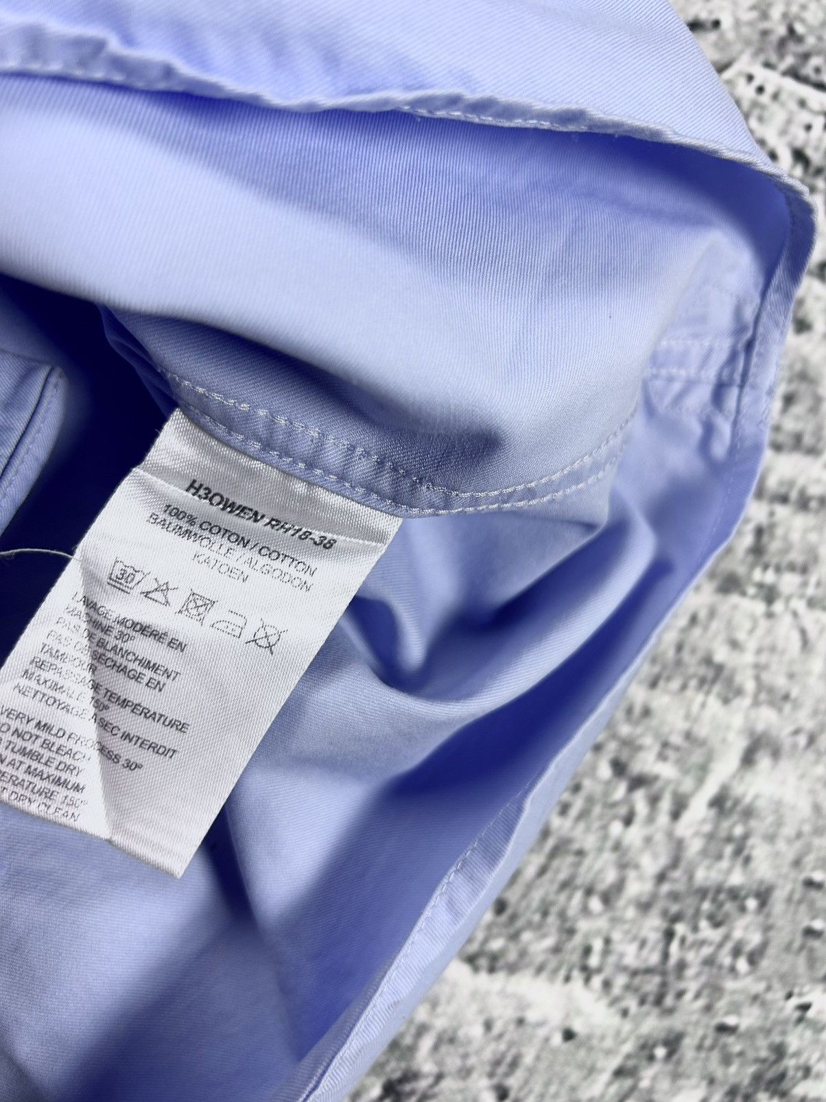 De Fursac De Fursac Egyptian Cotton shirt baby blue button-up Size US L / EU 52-54 / 3 - 6 Thumbnail