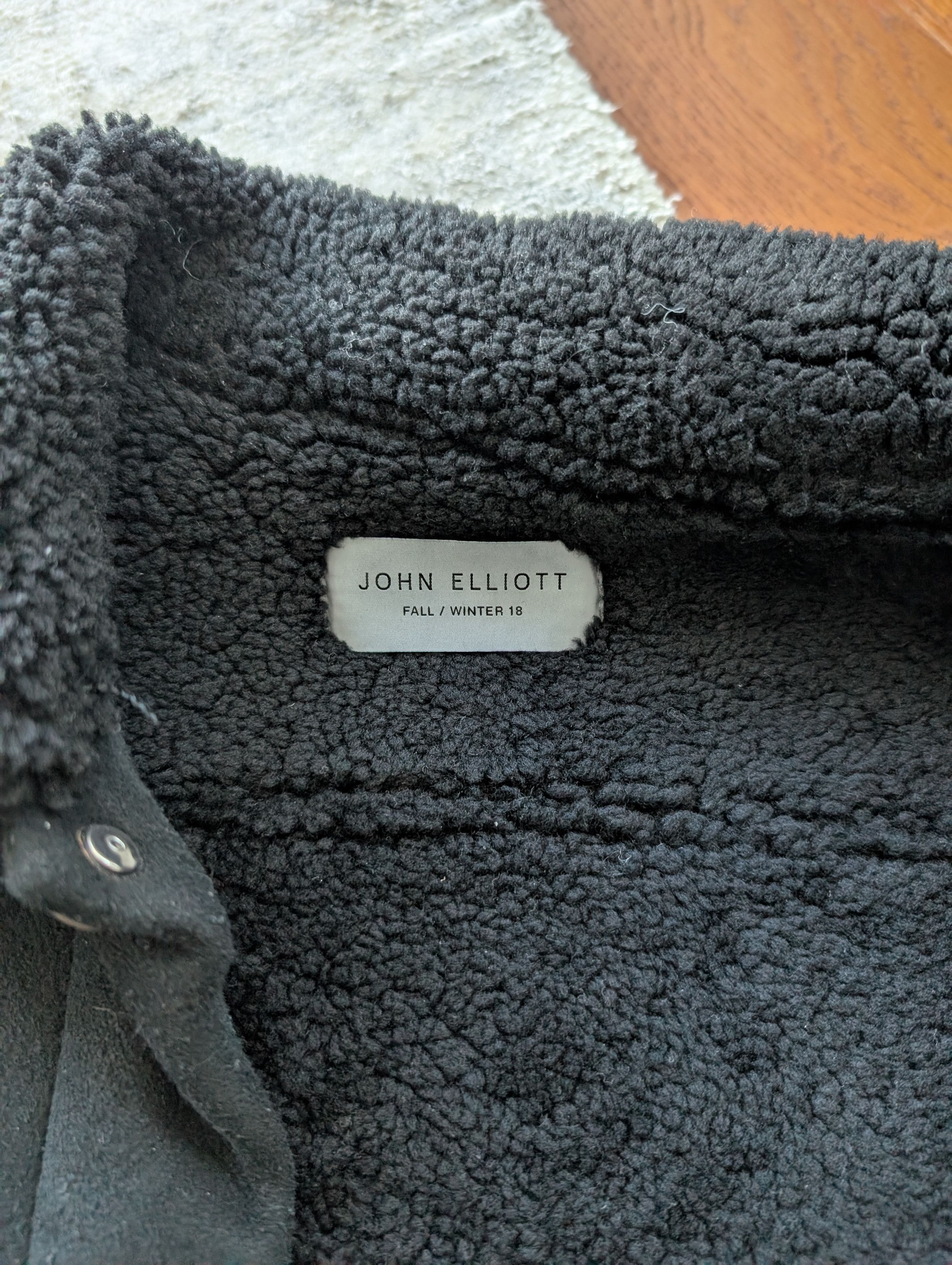 Blackmeans × John Elliott F/W 18’ John Elliott Shearling Trucker Blackmeans Jacket Size US M / EU 48-50 / 2 - 3 Thumbnail