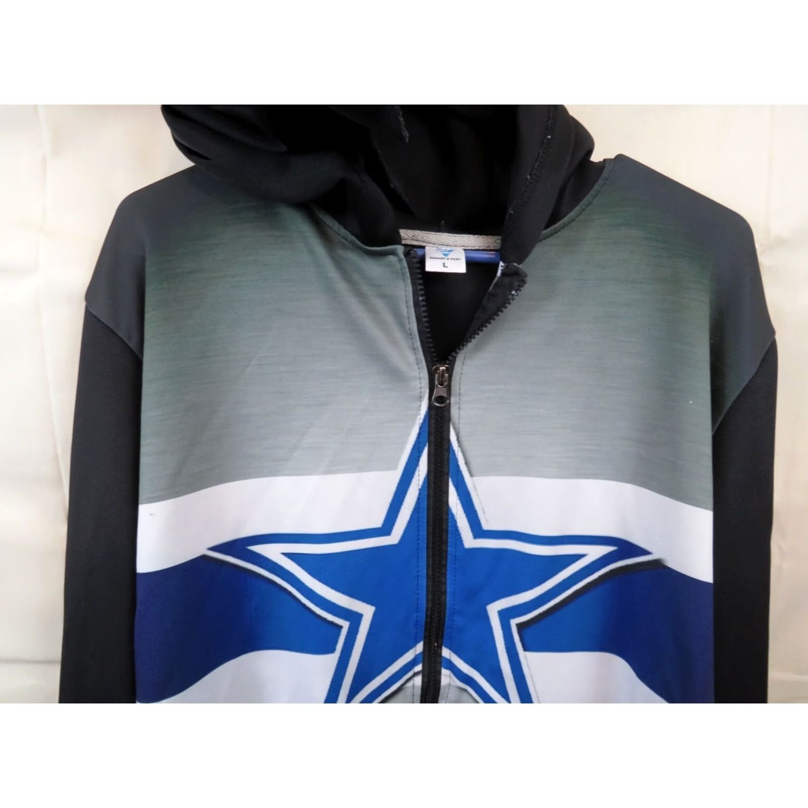 NFL VINTAGE Dallas Cowboy Hoodie L NFL Football Texas Vagary & Vasy Men's Size US L / EU 52-54 / 3 - 2 Thumbnail